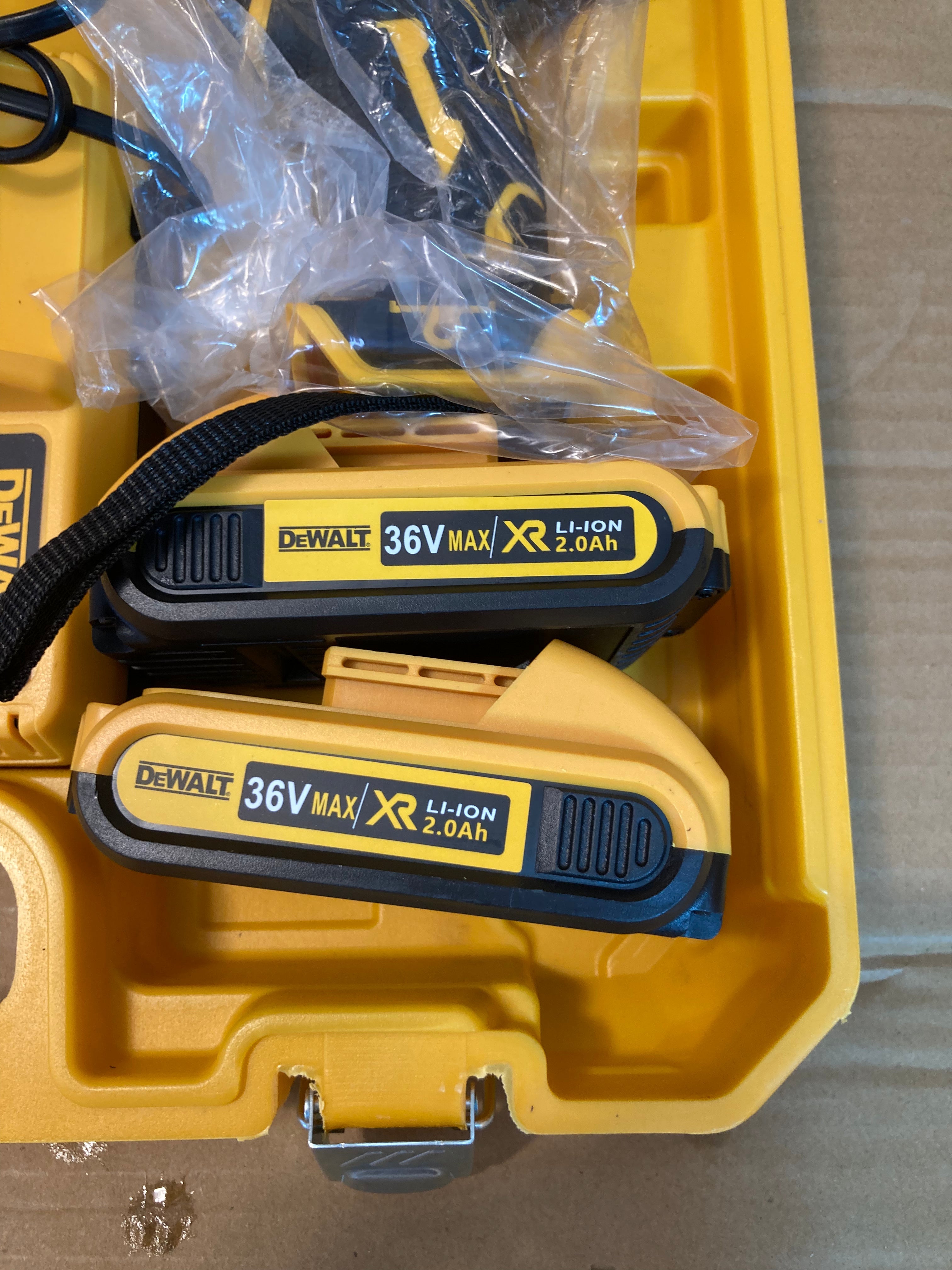 DeWALT Commercial Cordless Powerful Drill Machine 36V Double Batteries