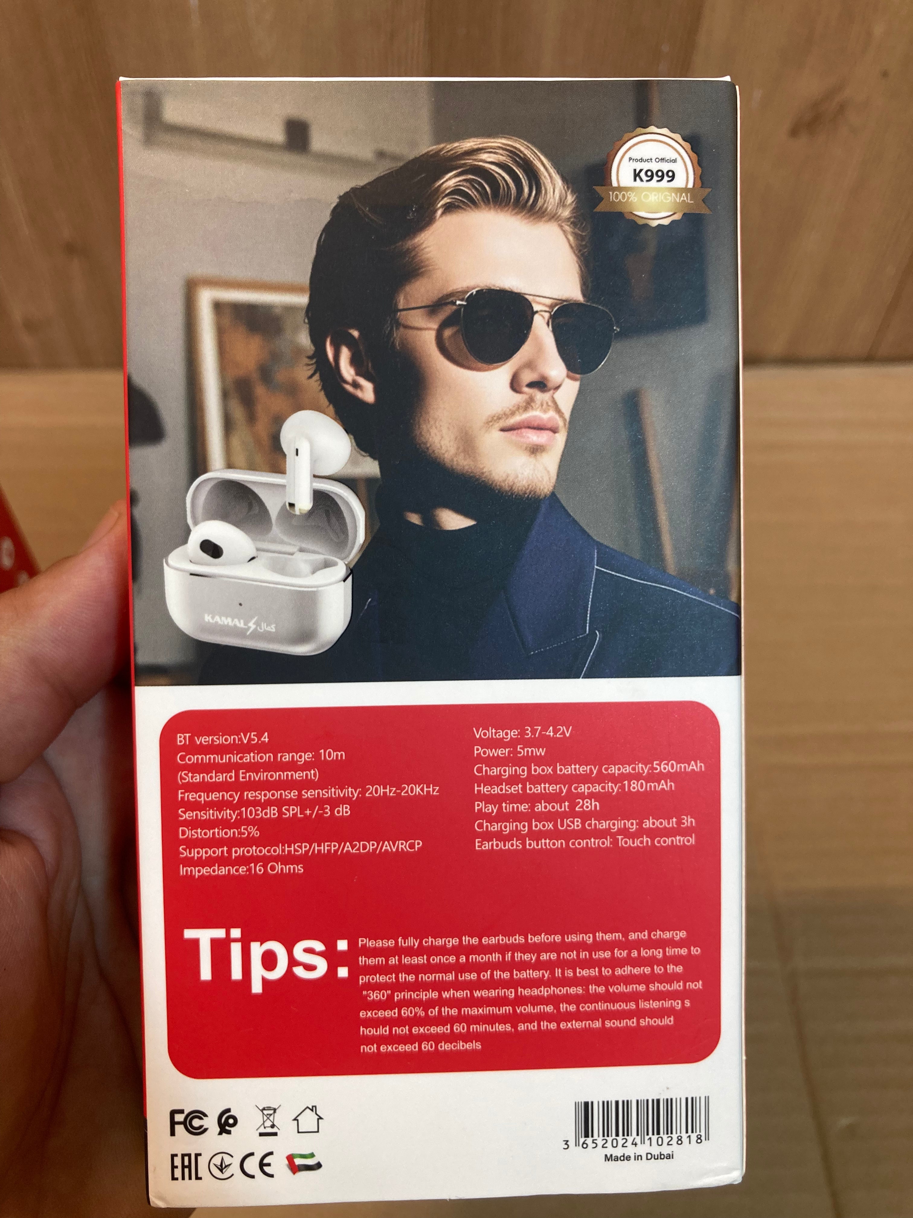 Kamal Premium Sound Metal ENC Airpods K999