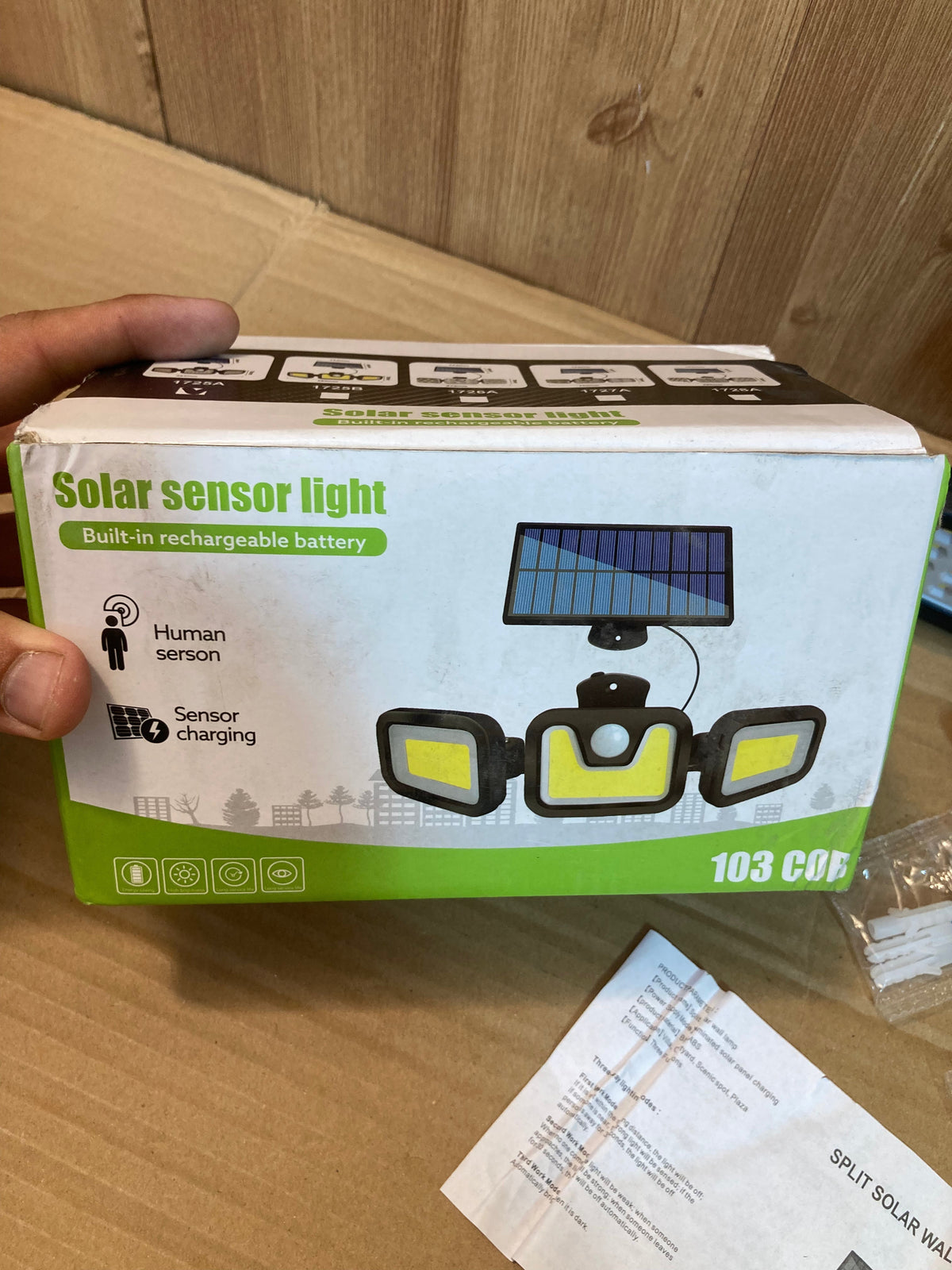Adjustable Remote Control 3D Solar Light