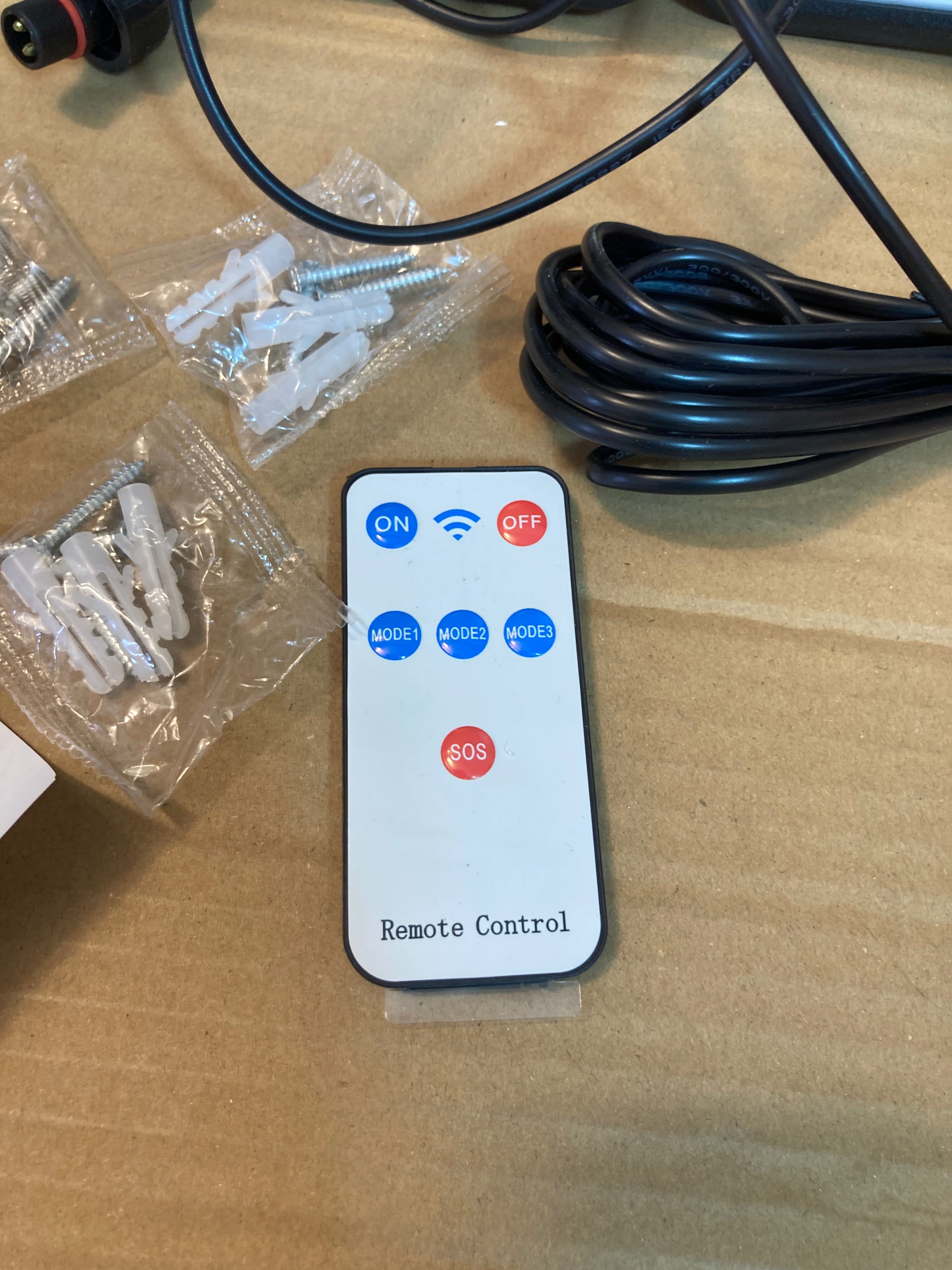 Adjustable Remote Control 3D Solar Light