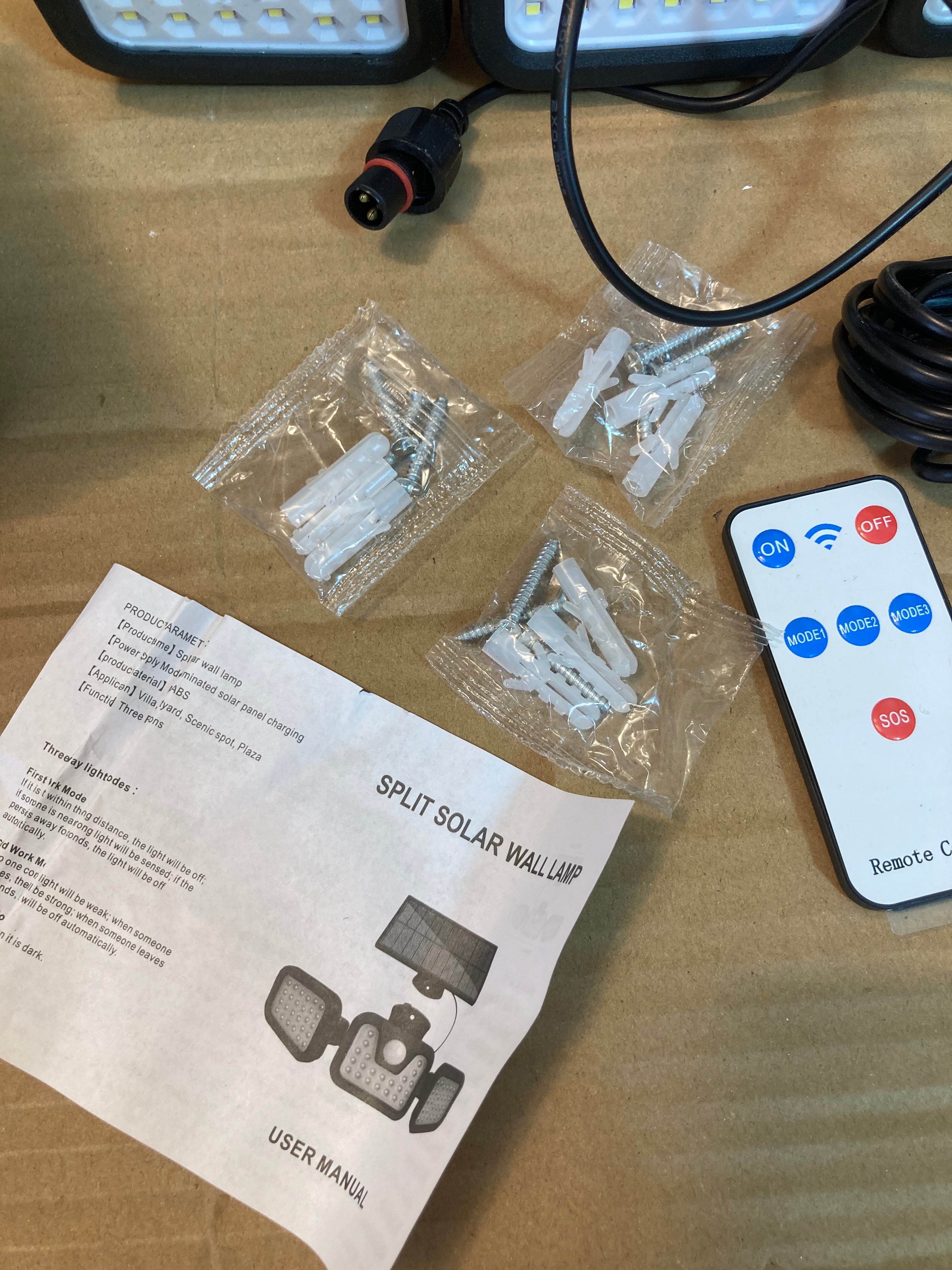 Adjustable Remote Control 3D Solar Light