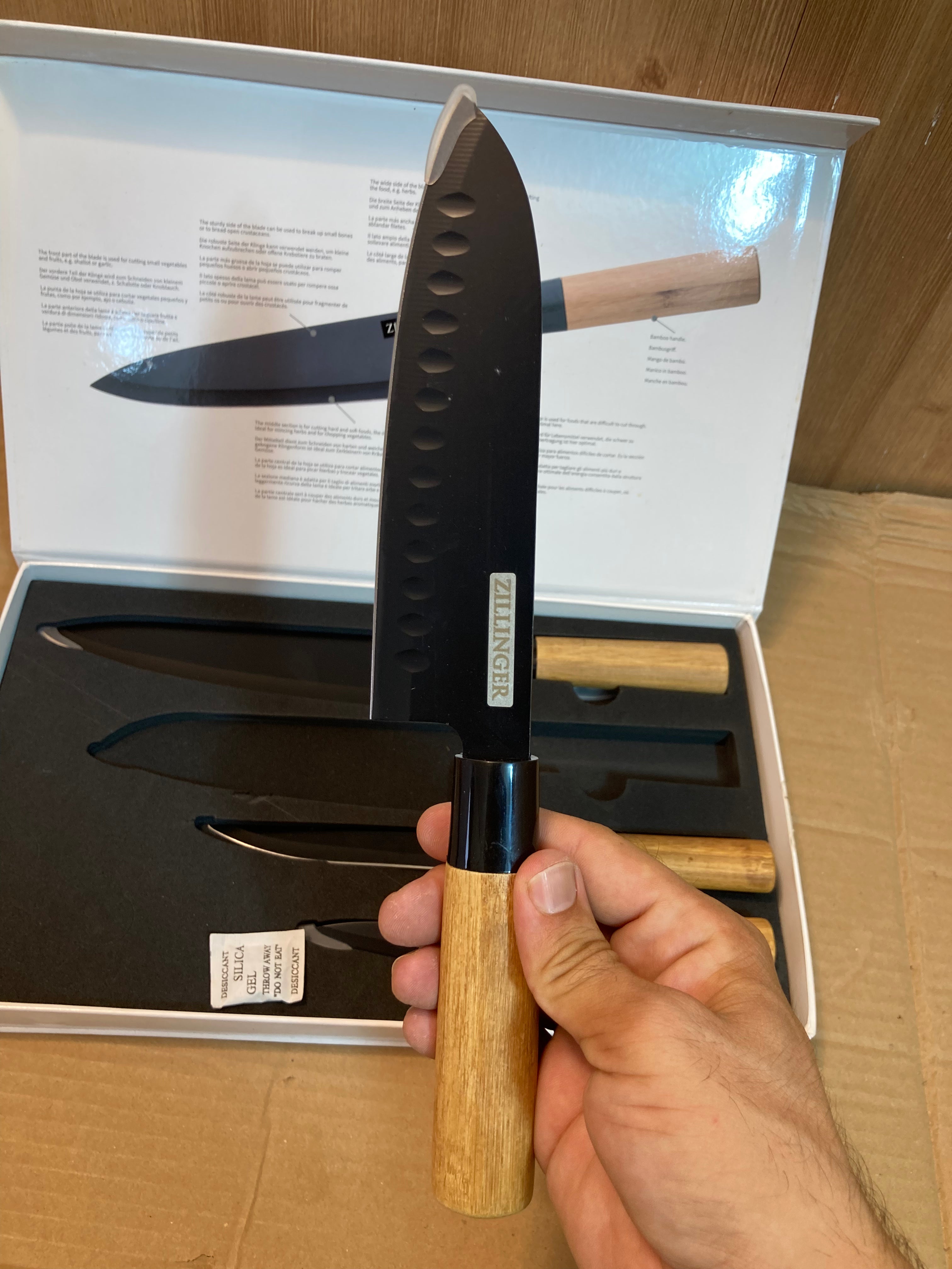 Japanese knife set 4-in-1 for kitchen