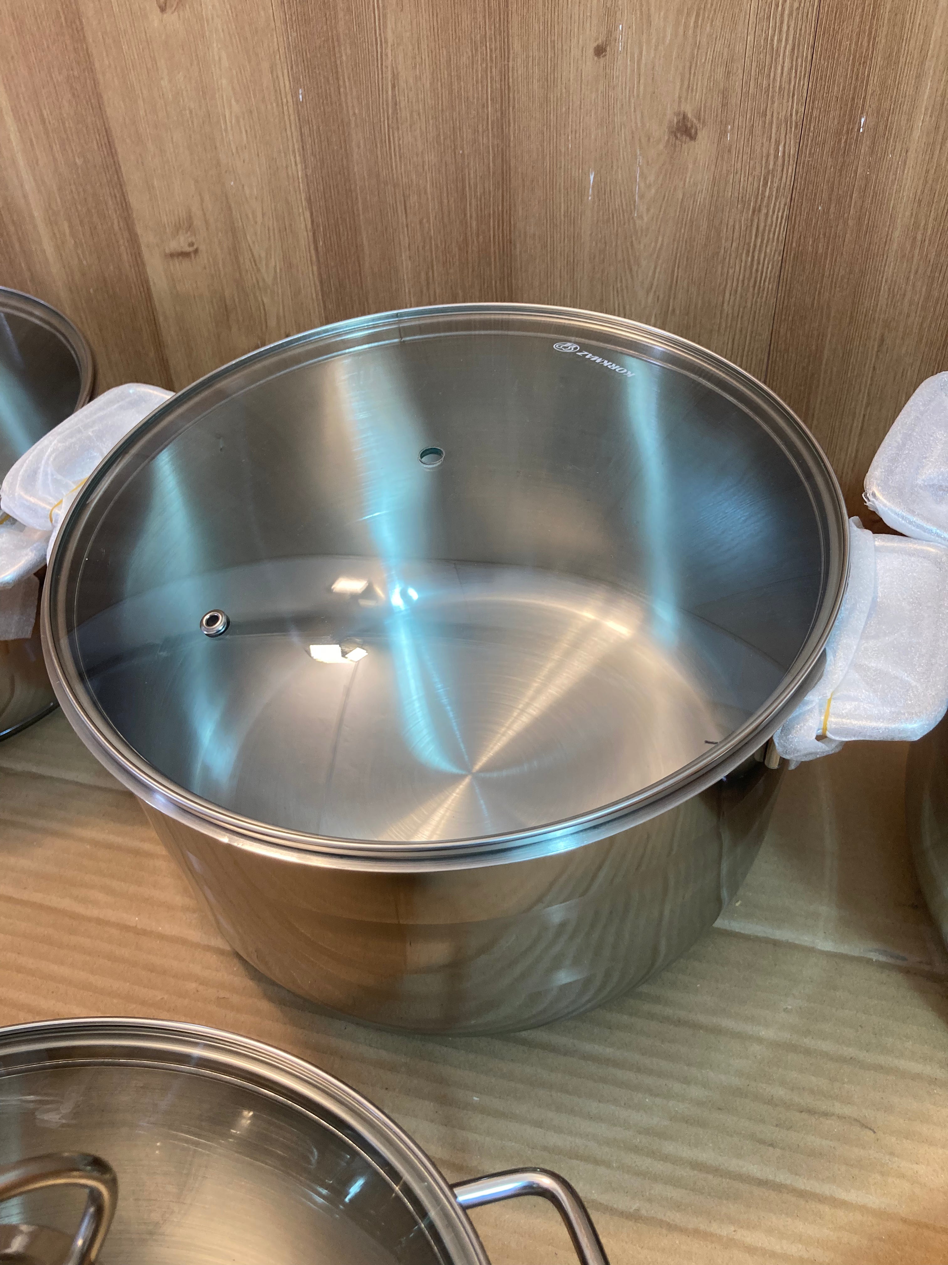 Korkmaz Turkey Stainless Steel 10PCs Cookware Set ASTRA A-1901