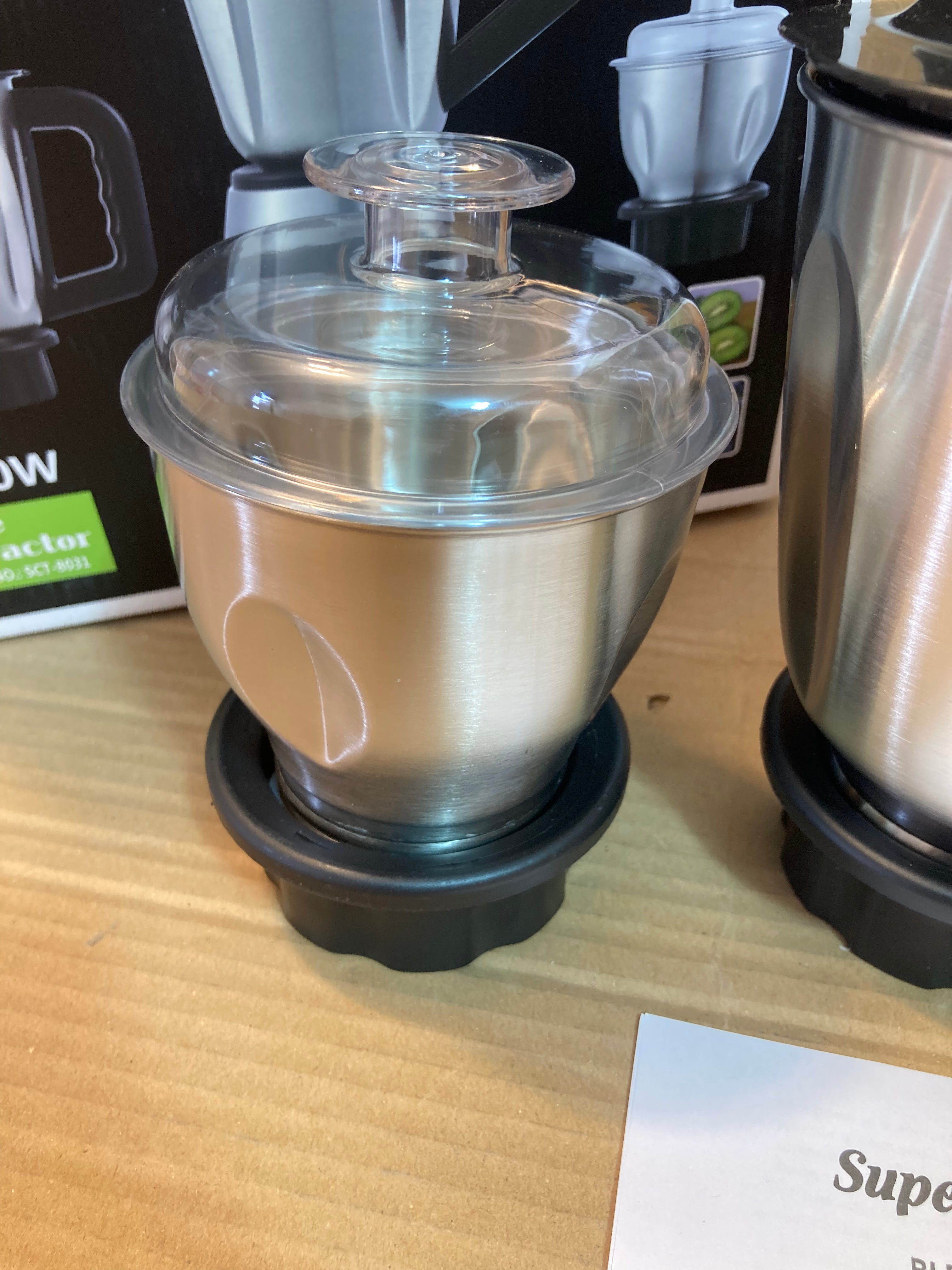 Super Crest Germany Full Steel Body 3-in-1 Electric Juicer, Chopper and Grinder Machine Heavy Duty SCT-8031