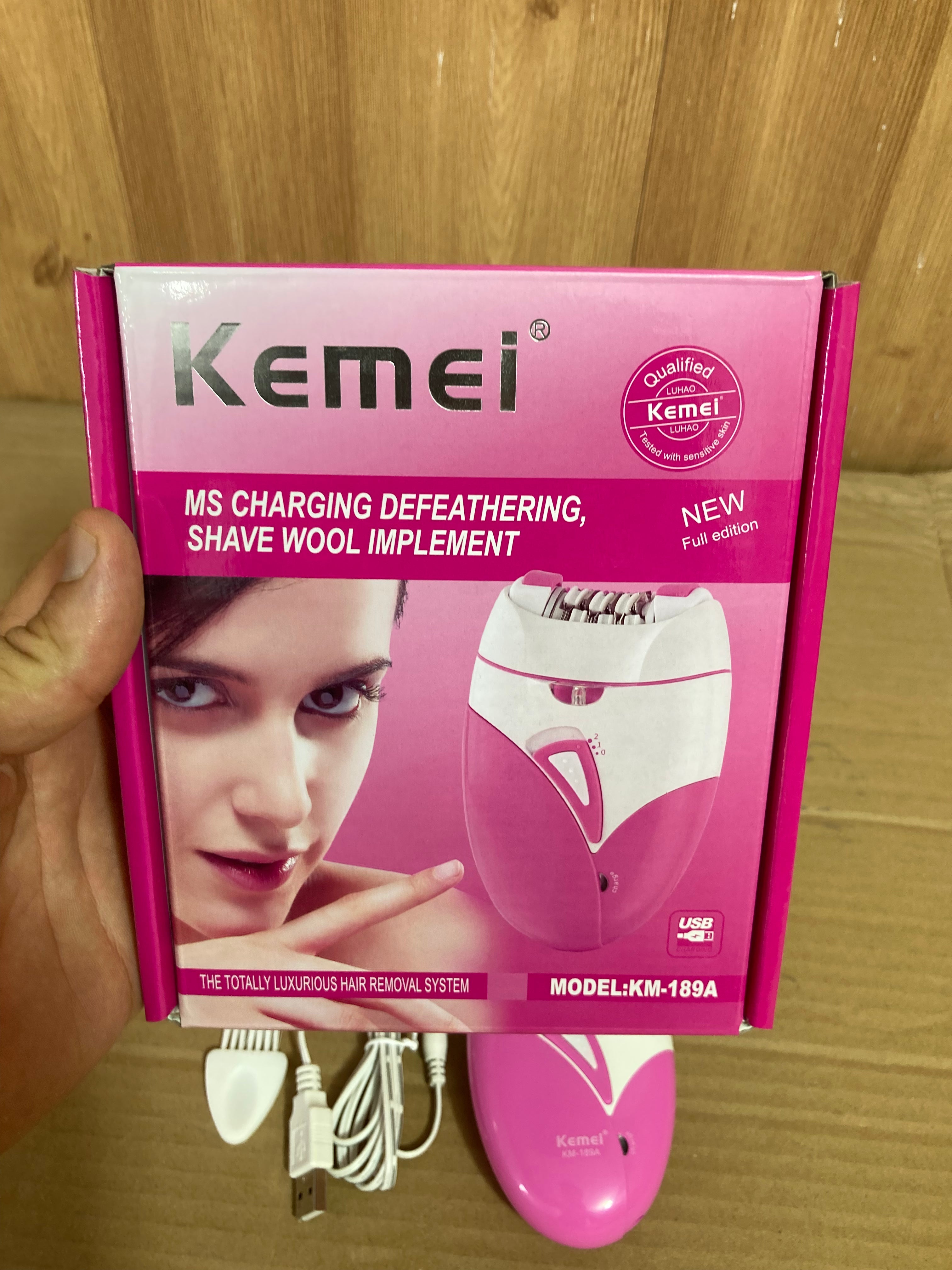 Kemei Rechargeable Hair Epilator