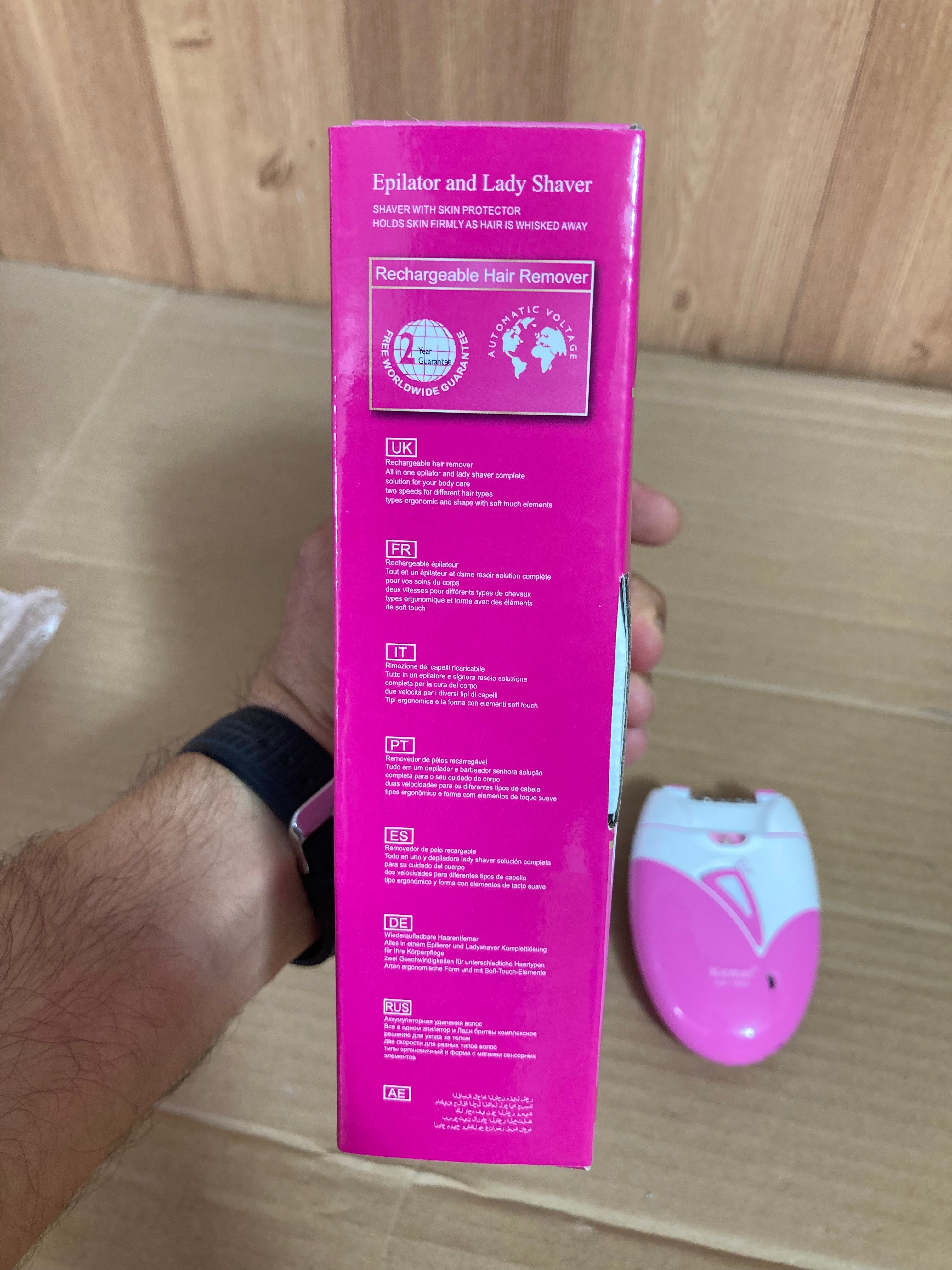 Kemei Rechargeable Hair Epilator