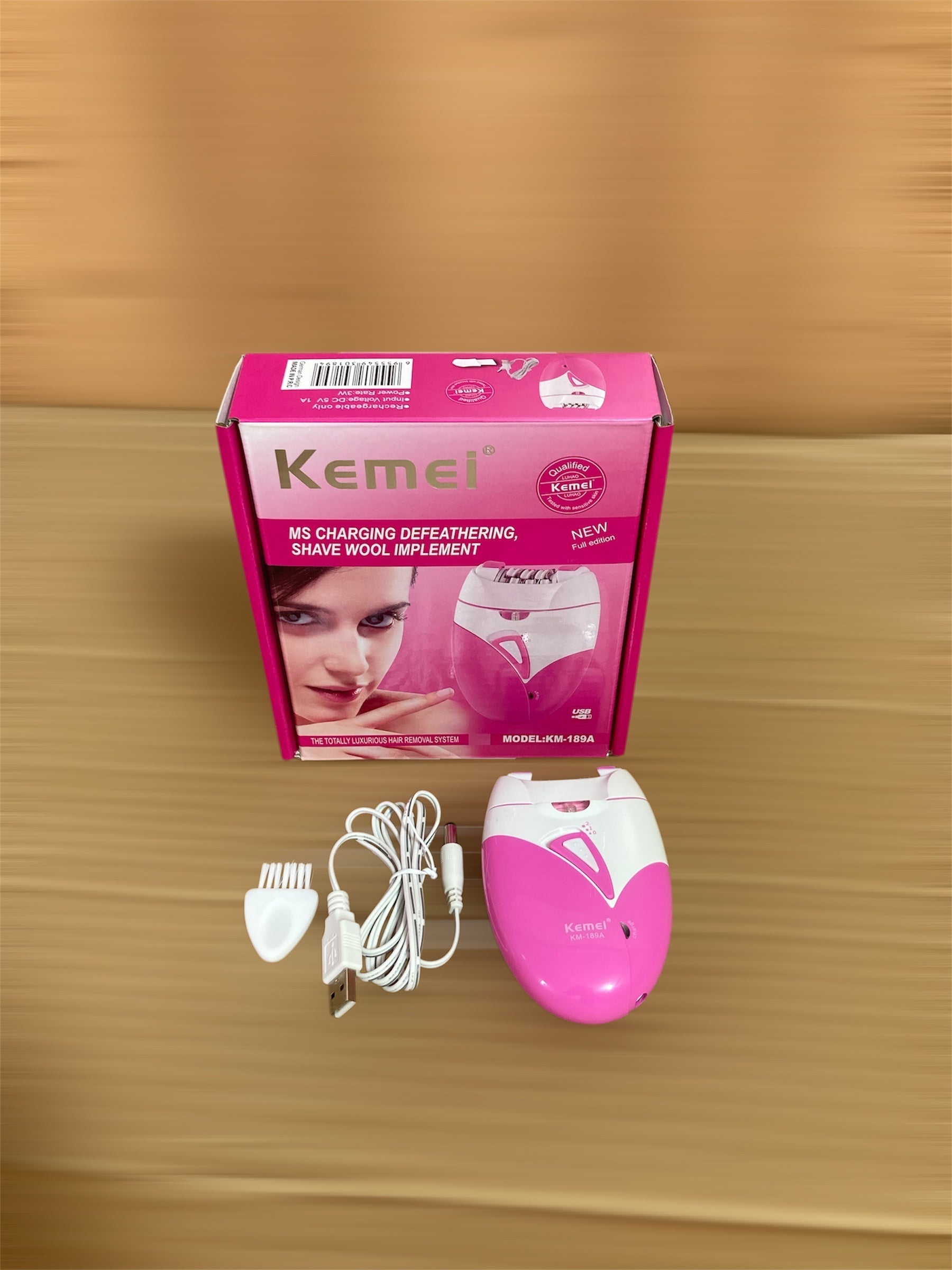 Kemei Rechargeable Hair Epilator