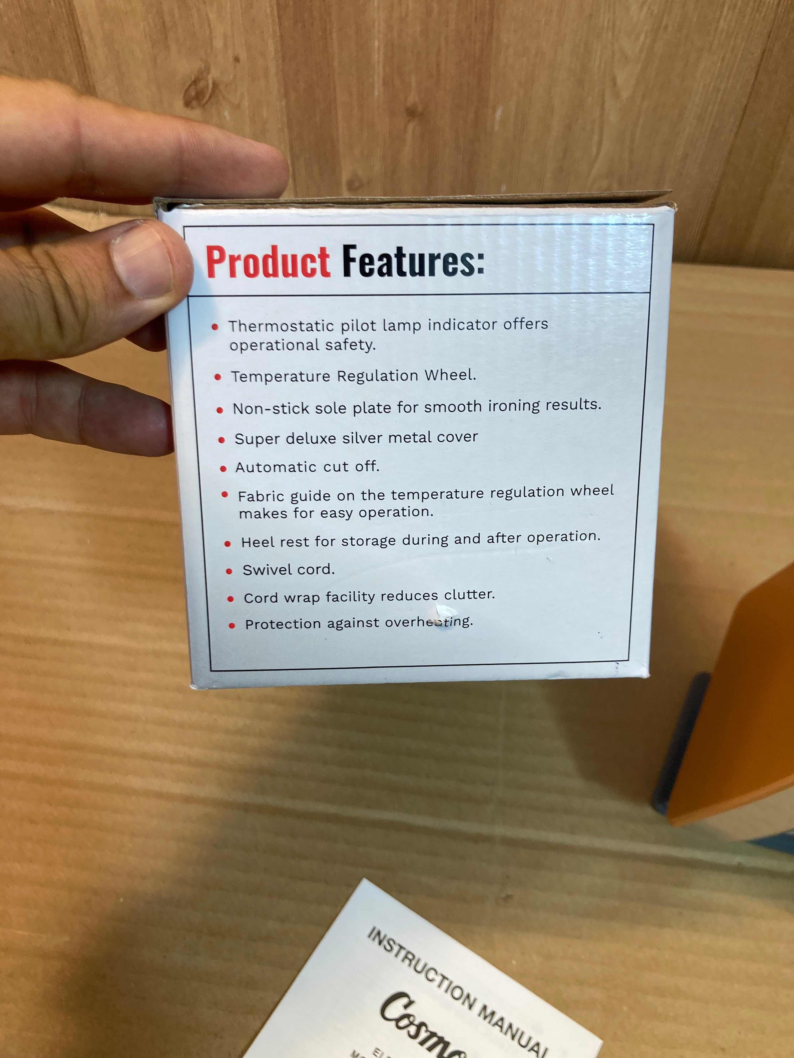 Cosmos Indonesia Lot Dry Iron 400W