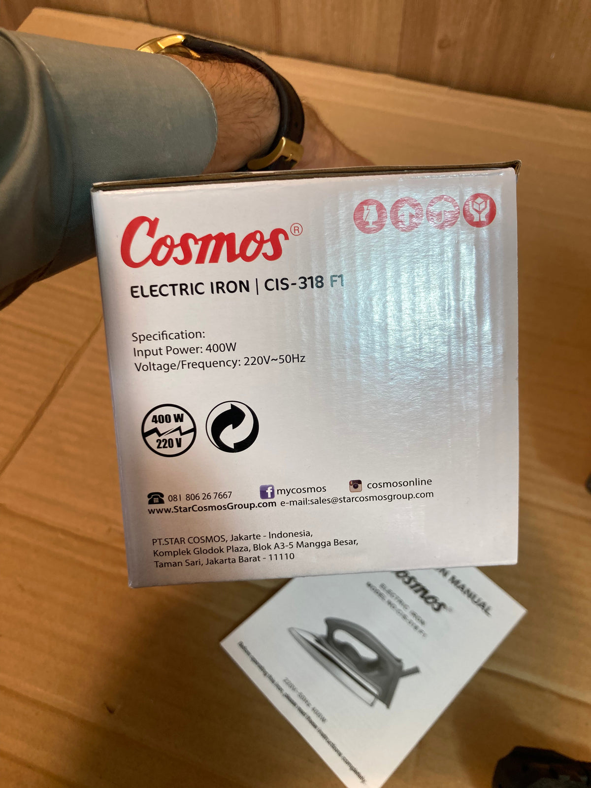 Cosmos Indonesia Lot Dry Iron 400W