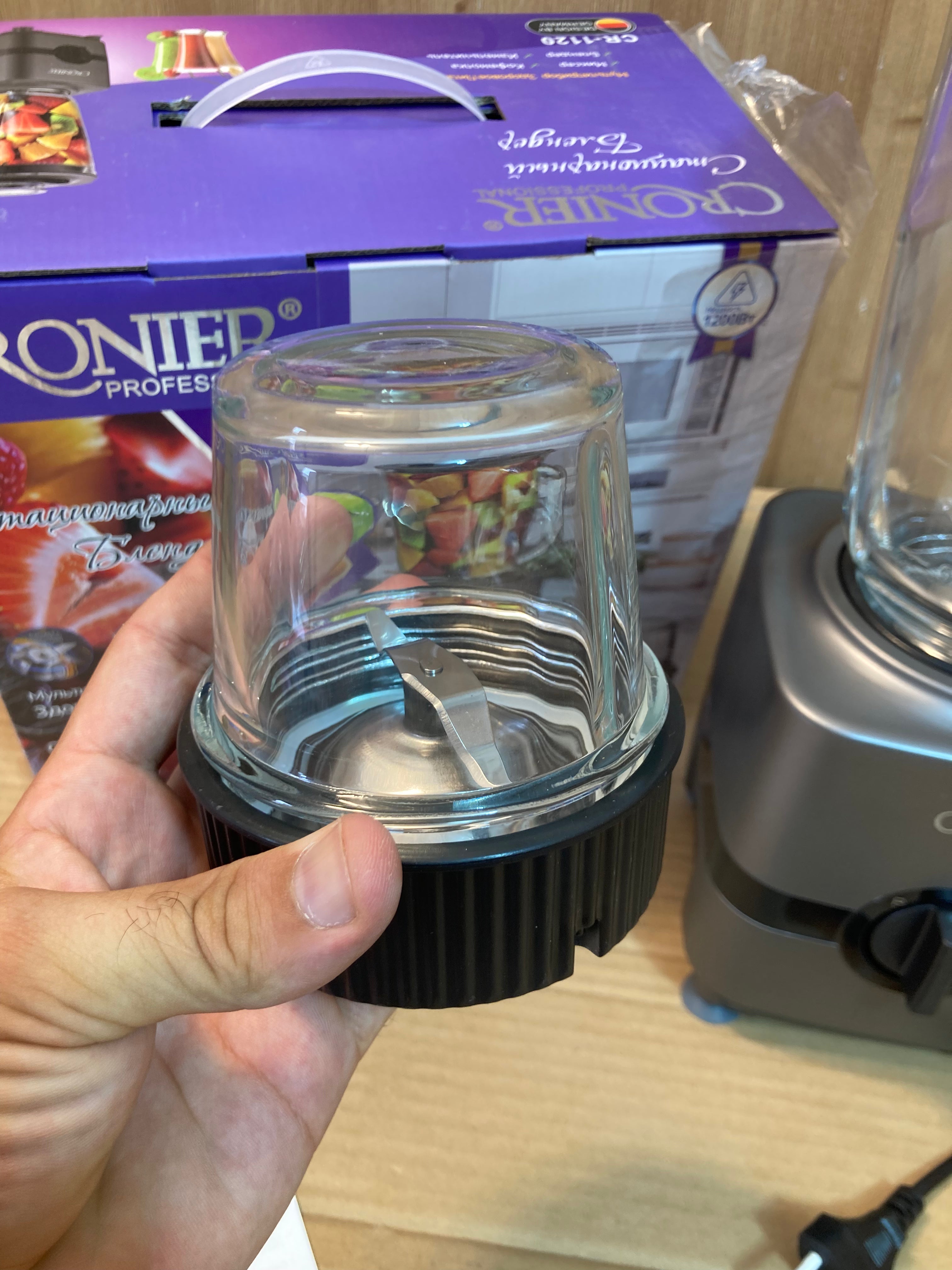 Cronier Russia 2-in-1 Blender & Grinder 1200W & 1.5L