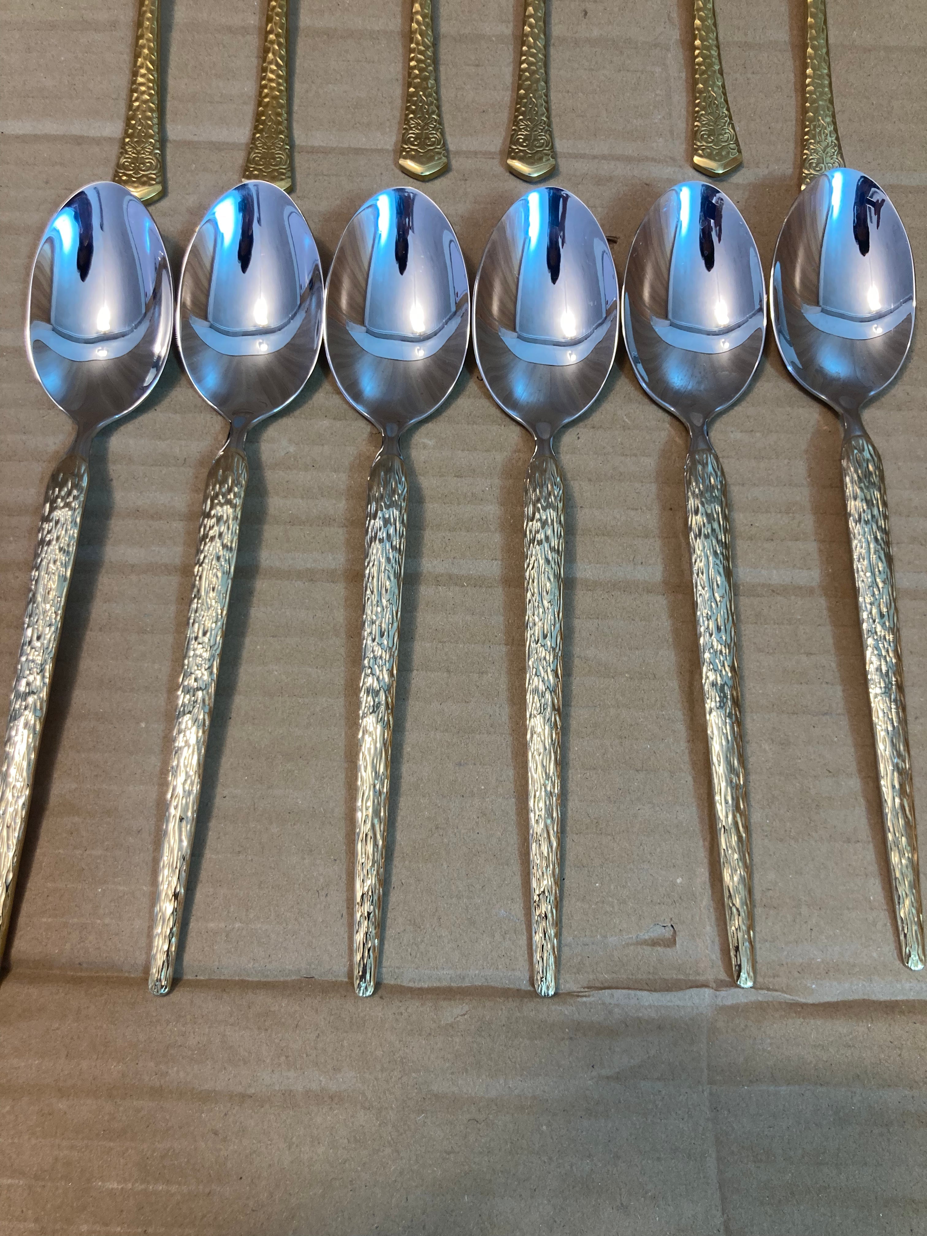 AYD 6PCs Stainless Steel Table Spoon Set