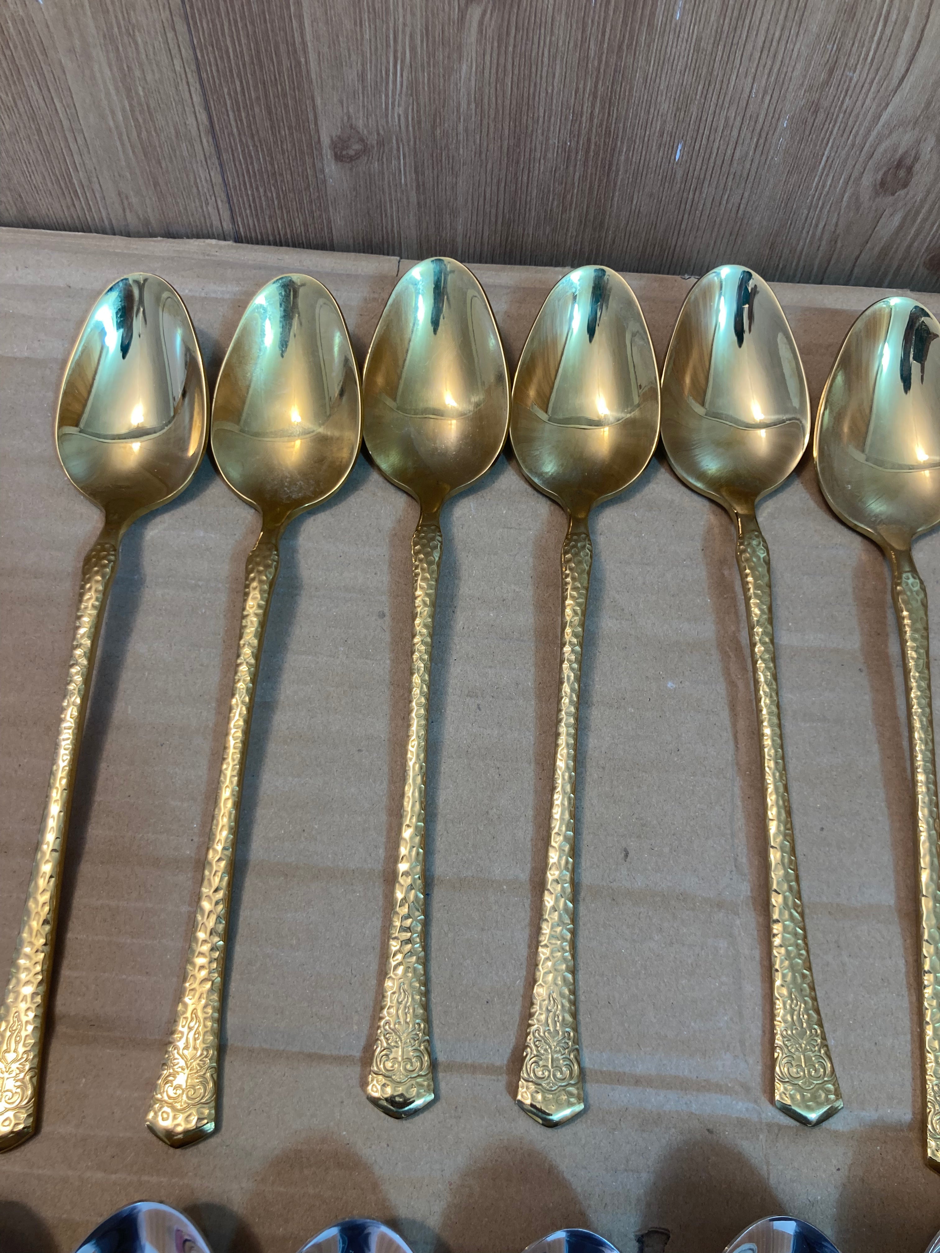 AYD 6PCs Stainless Steel Table Spoon Set