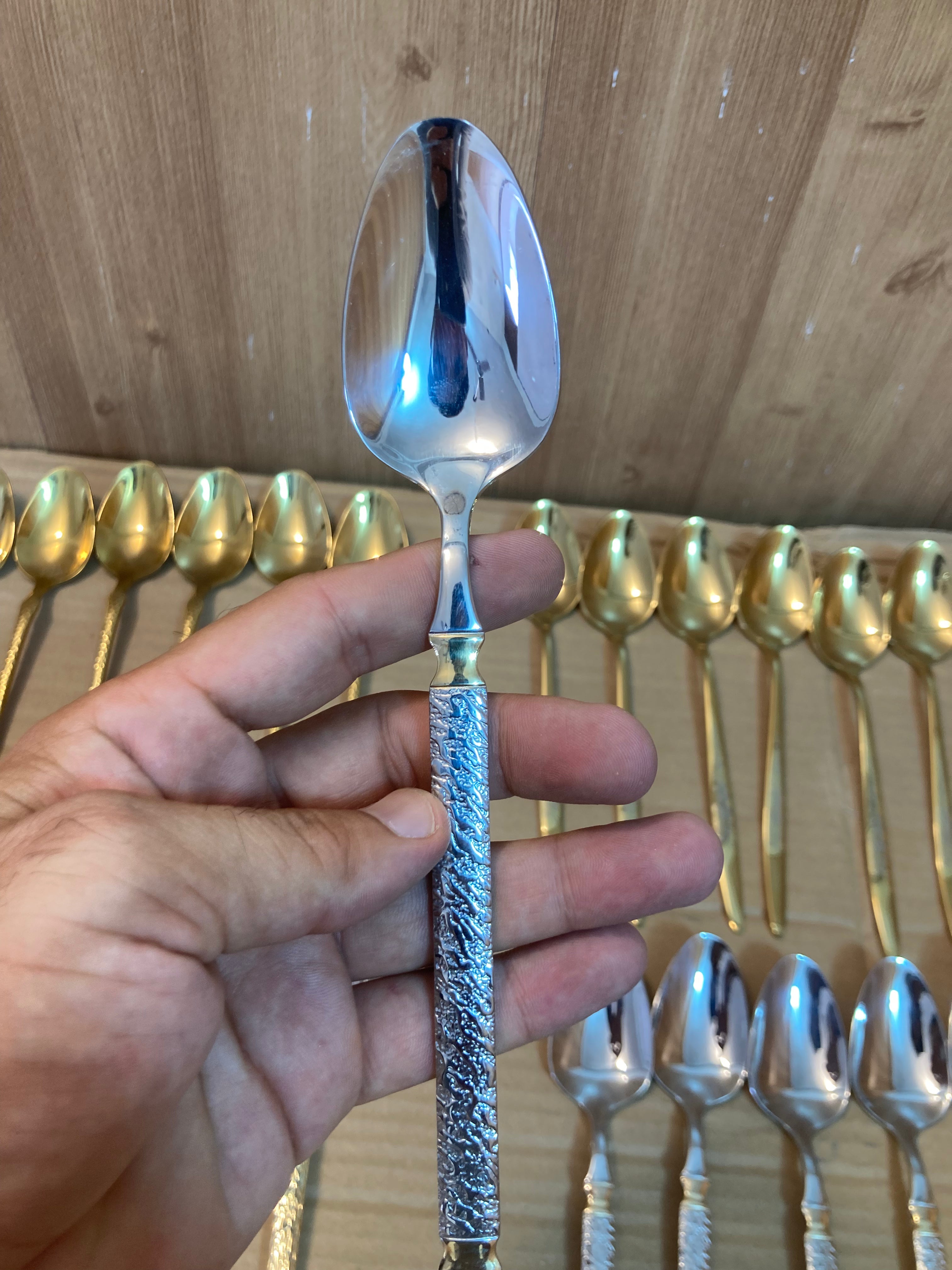 AYD 6PCs Stainless Steel Table Spoon Set