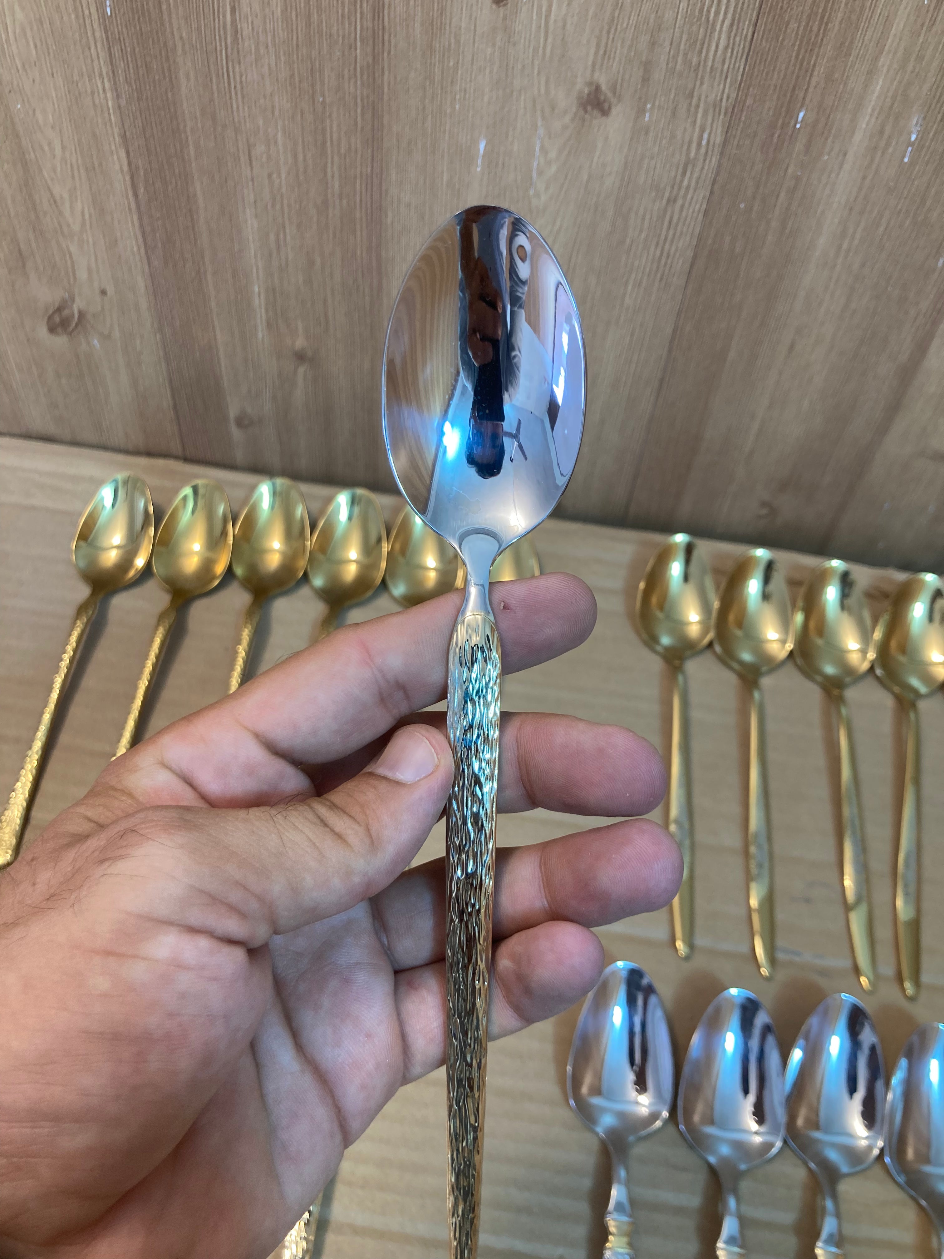 AYD 6PCs Stainless Steel Table Spoon Set