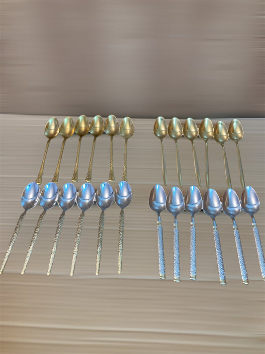 AYD 6PCs Stainless Steel Table Spoon Set