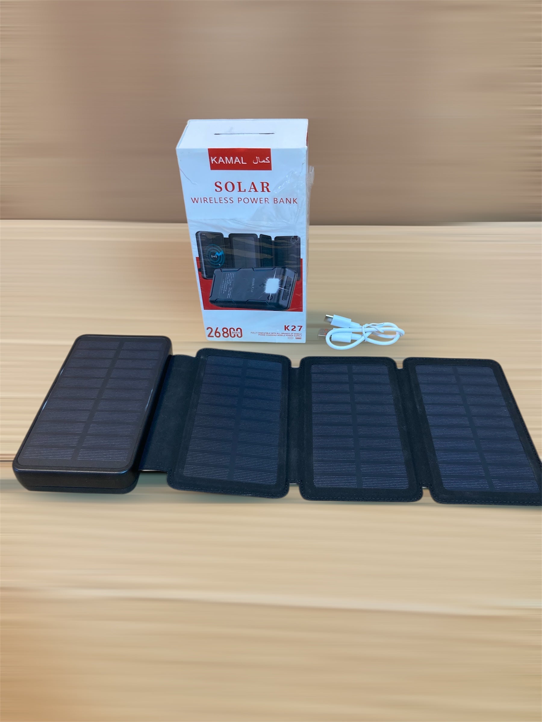 Kamal Solar Power Bank 26800 mAh K27