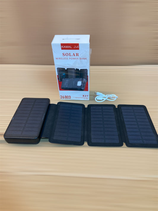 Kamal Solar Power Bank 26800 mAh K27