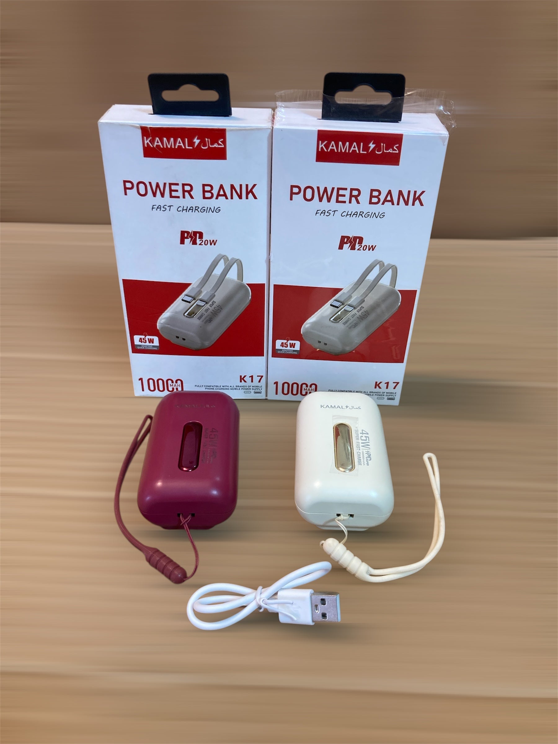 Kamal 10,000 mAh Mini Size Fast Power Bank K17