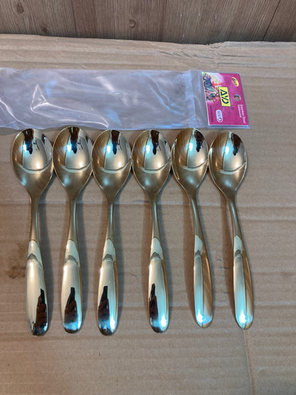 AYD 6PCs Stainless Steel Table Spoon Set