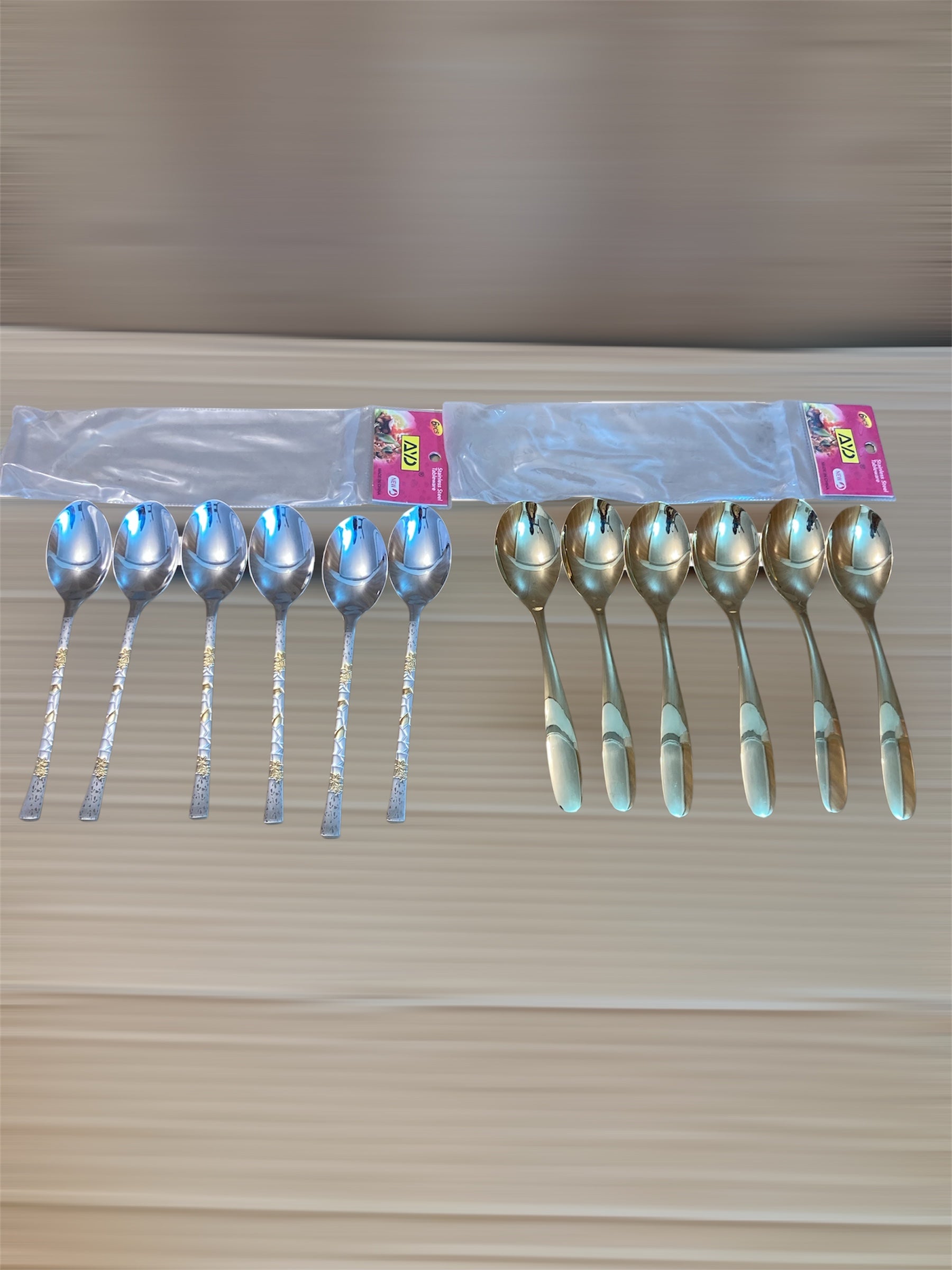 AYD 6PCs Stainless Steel Table Spoon Set