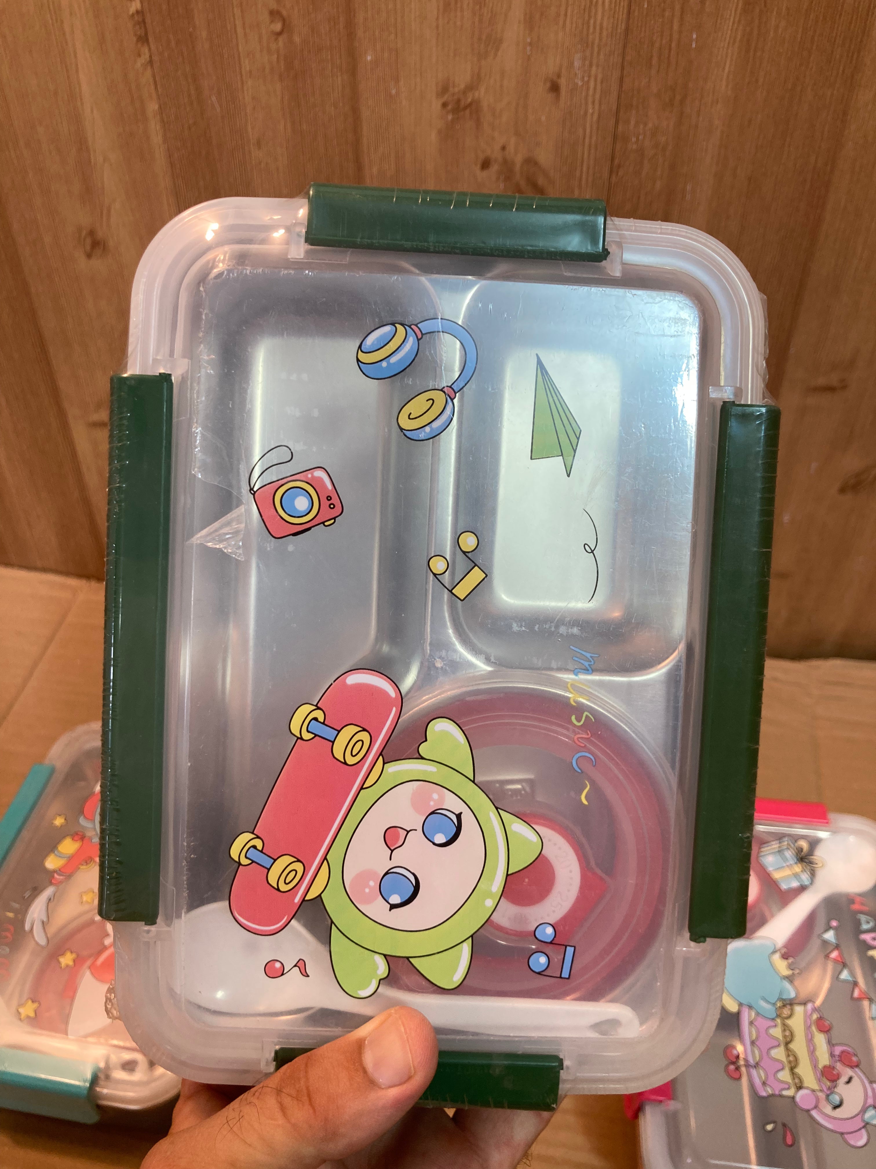 Imported Kids Launch Box with Spoon