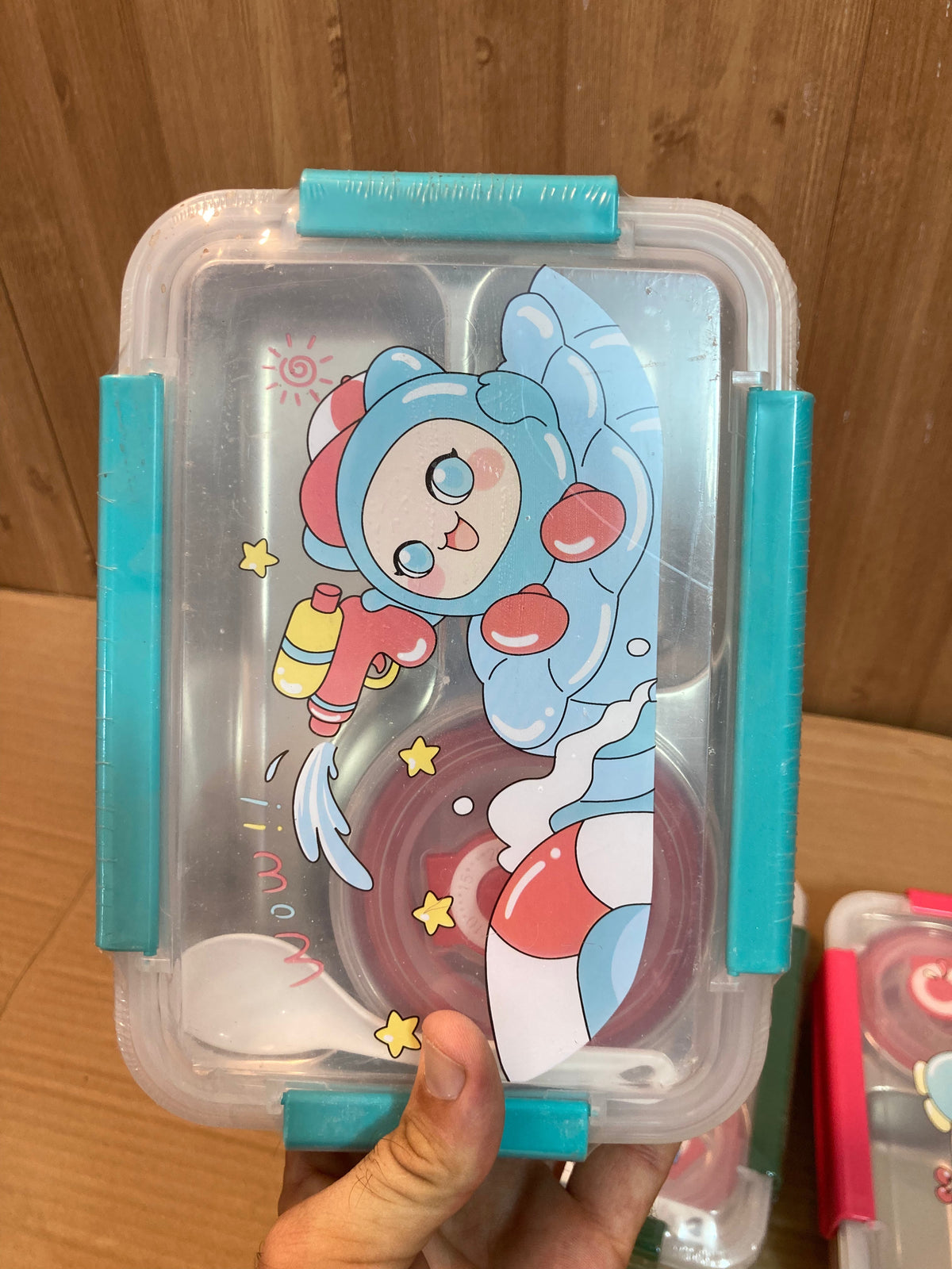 Imported Kids Launch Box with Spoon