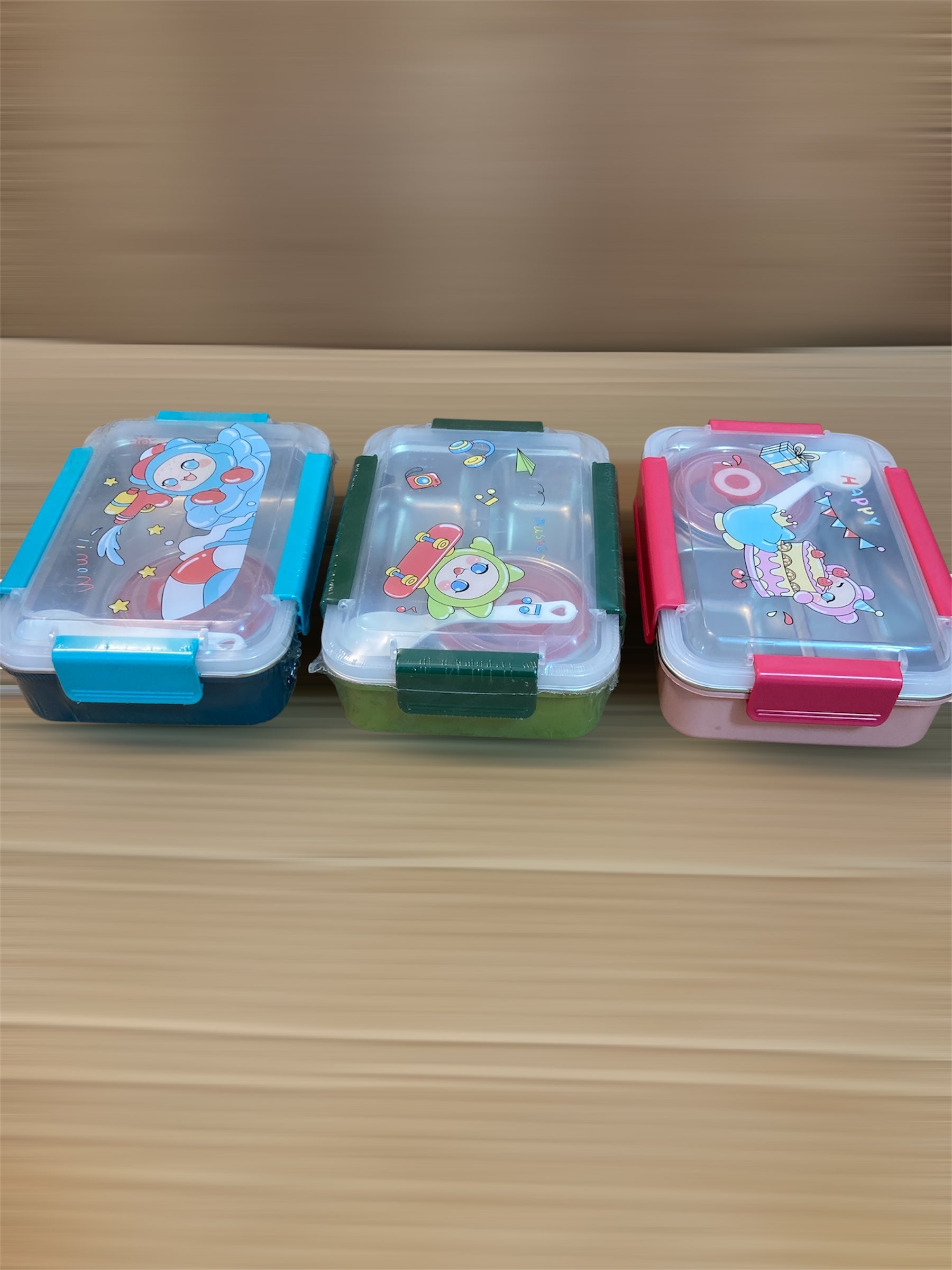 Imported Kids Launch Box with Spoon