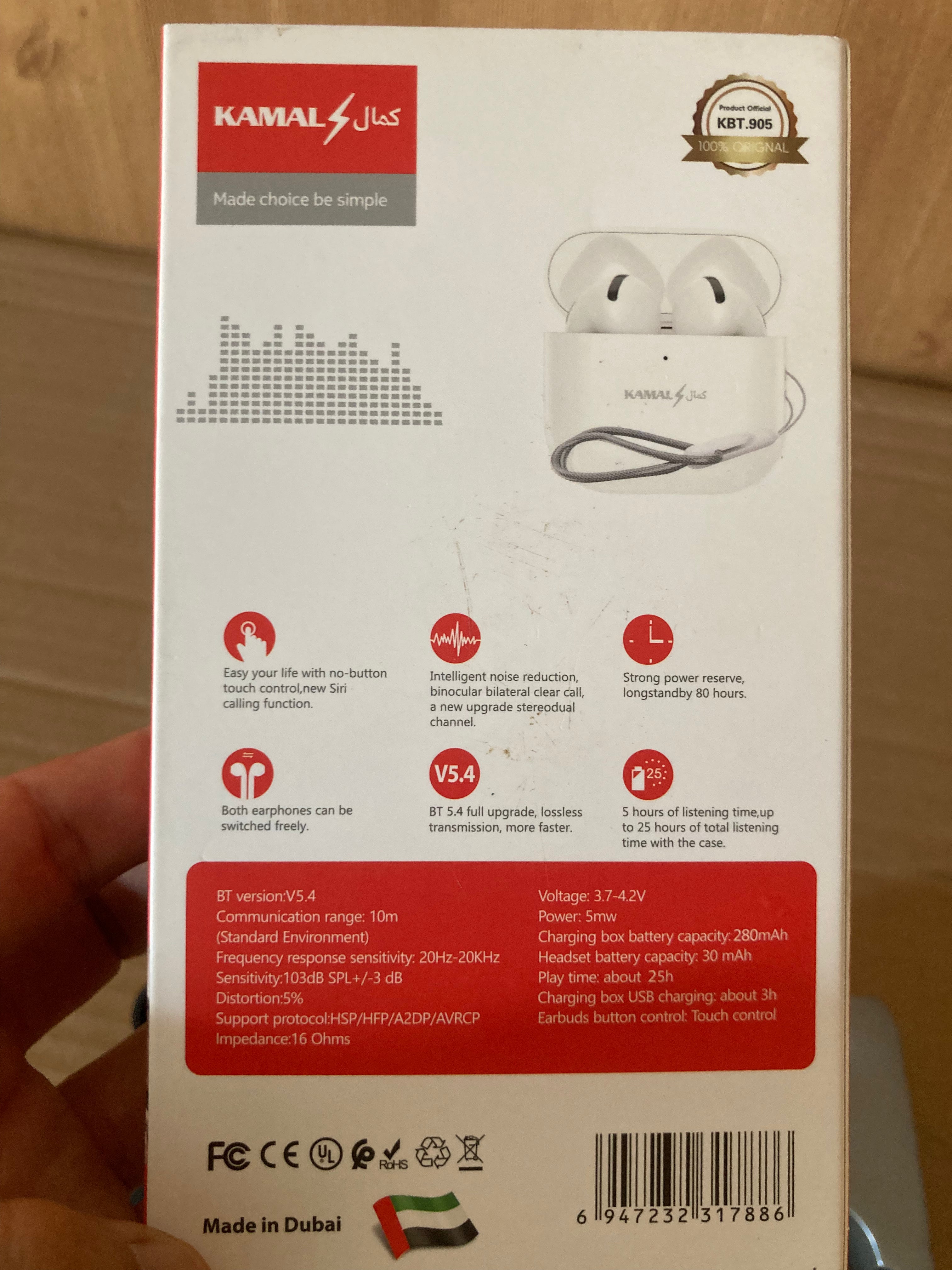 Kamal new model Earbuds/AirPods KBT.905