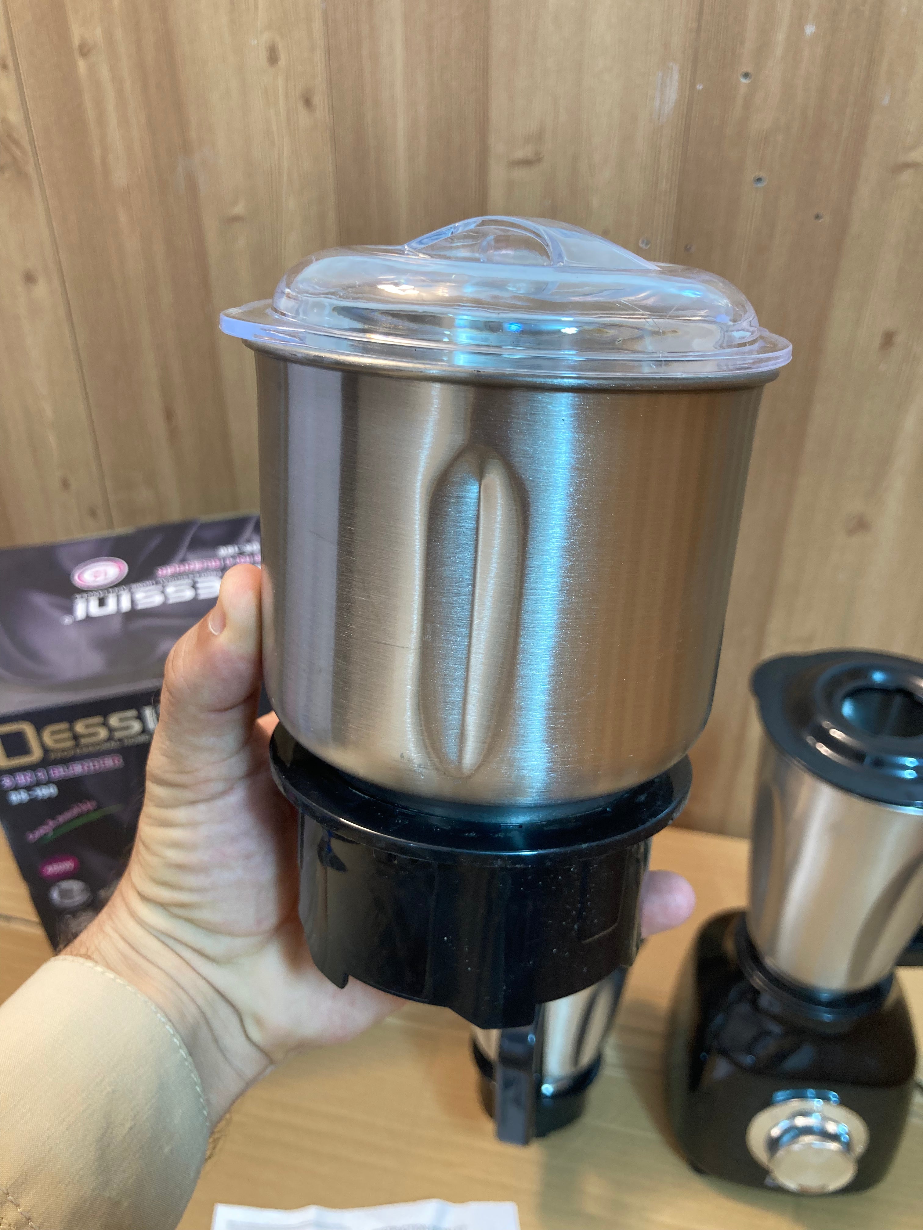 Dessini Italy 3 In 1 Stainless Steel Electric Blender 4500W - DS190