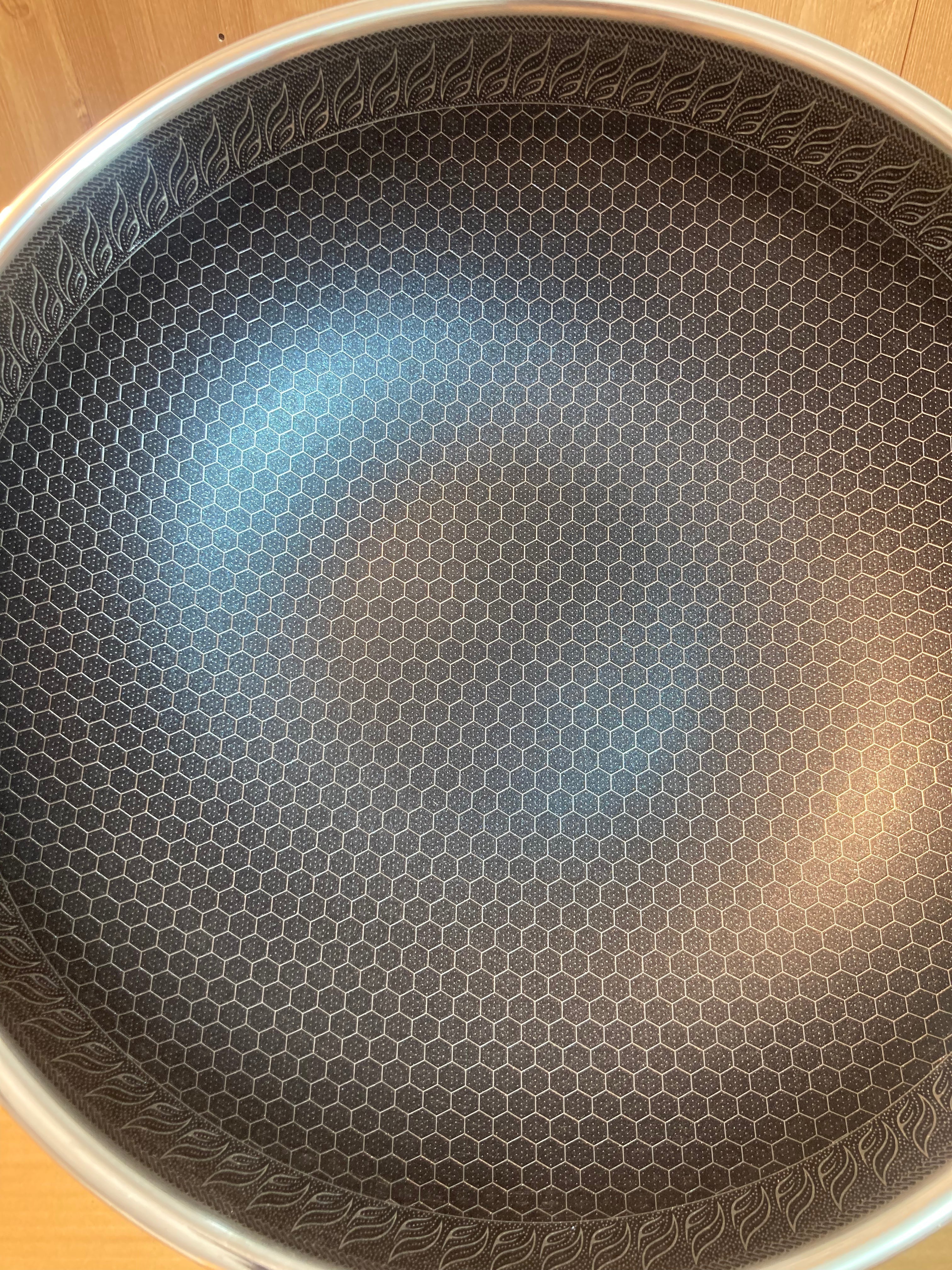 Double Laser Crafted HoneyComb Deep Pan Without Lid 34cm