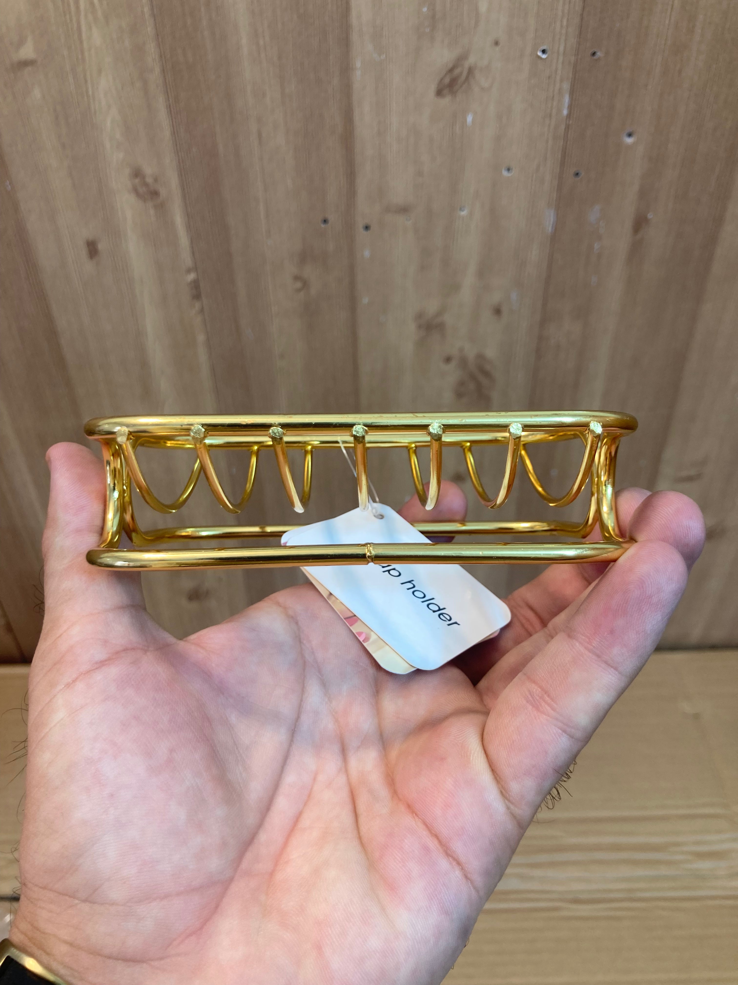 Stainless Steel Golden Soap Holder