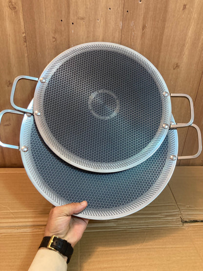 Lot Imported Double Laser Coated HoneyComb Tawa
