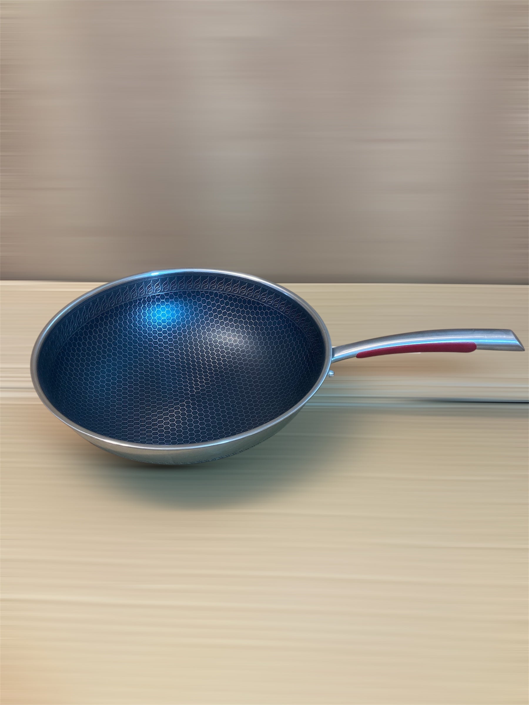 Double Laser Crafted HoneyComb Deep Pan Without Lid 34cm