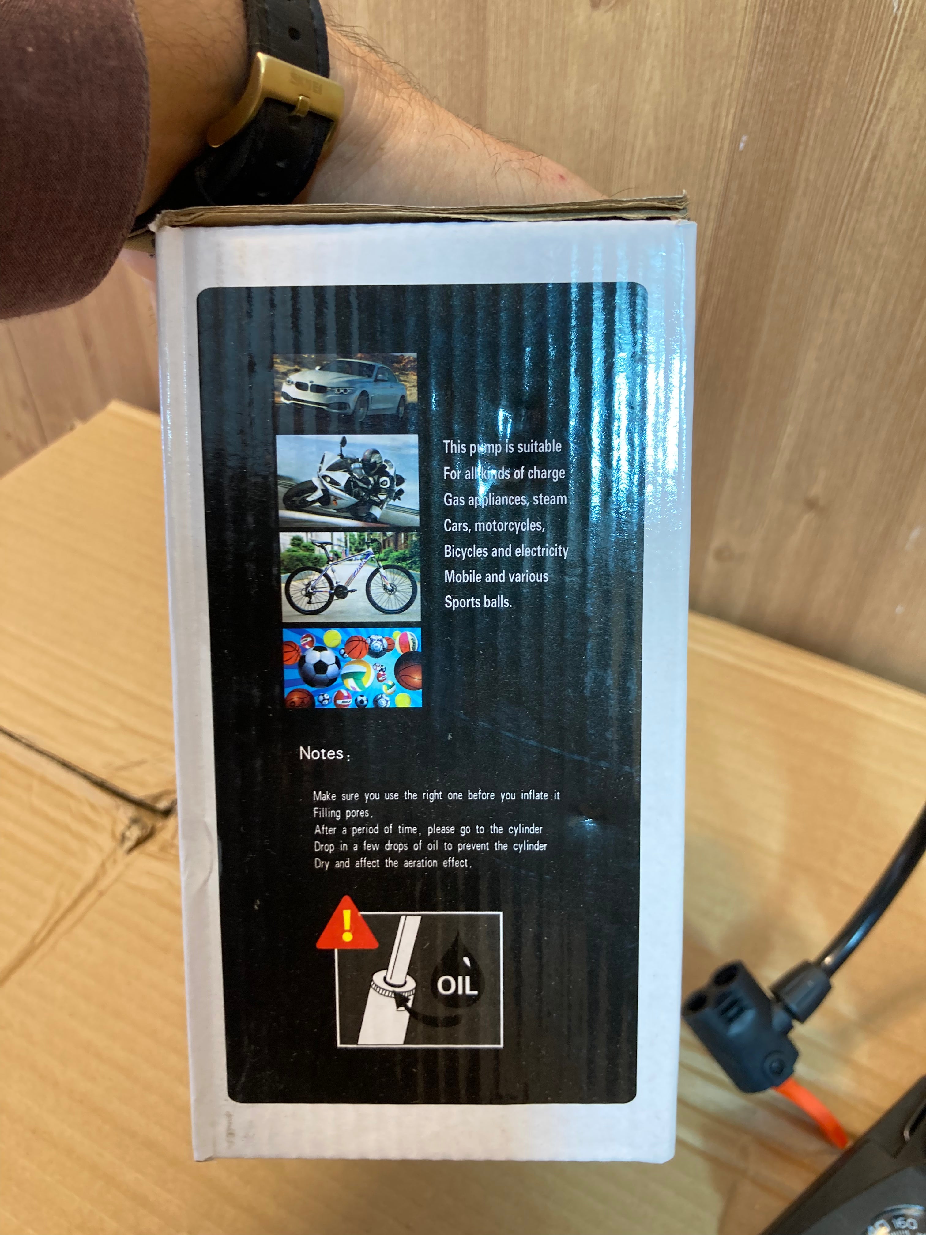 Portable Mini Air Pump for Bike, Car, Motorcycle, and Sports Equipment