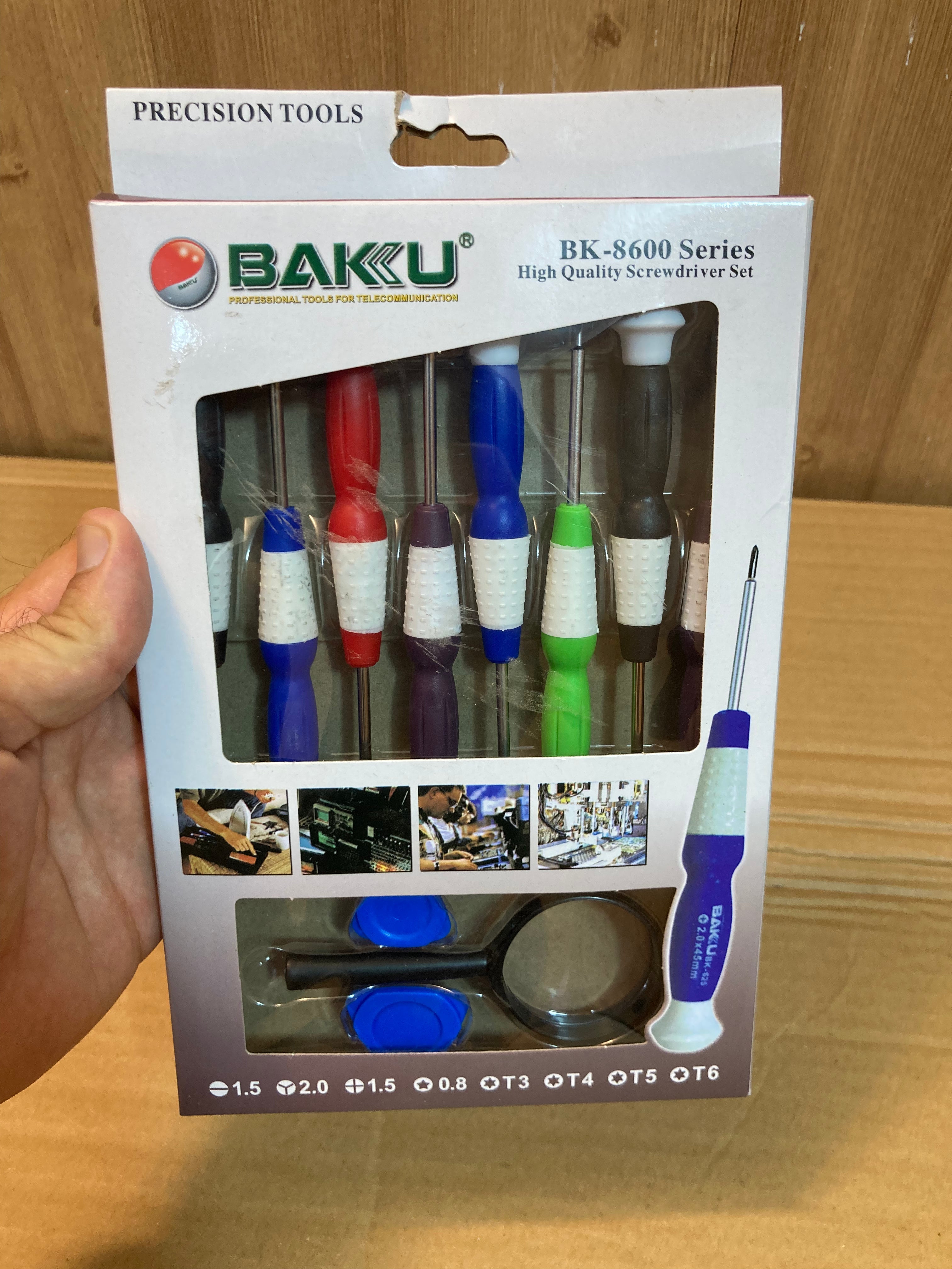 Baku BK-8600-A Series Quality Telecommunications/Repairing Screwdriver Set