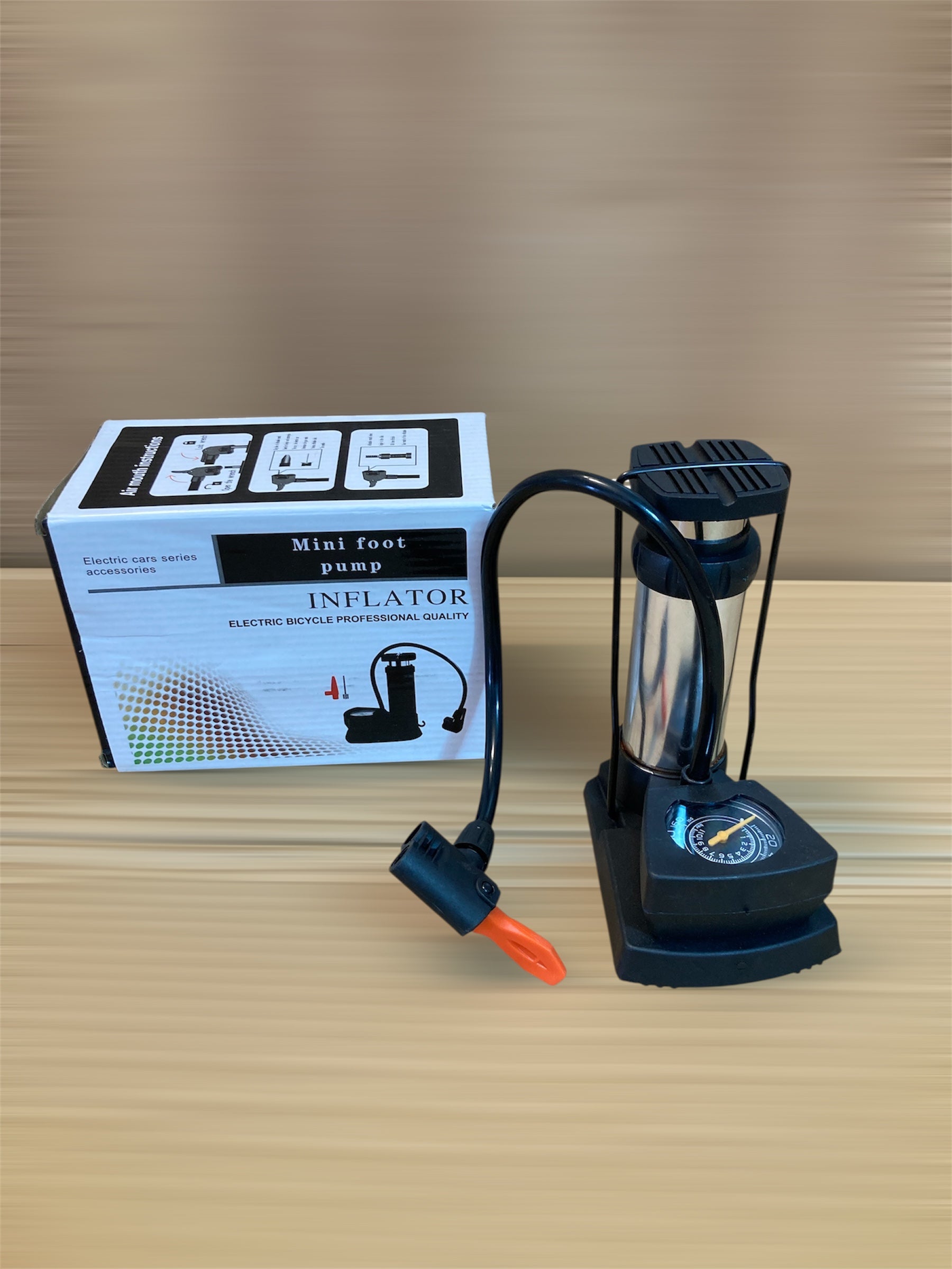 Portable Mini Air Pump for Bike, Car, Motorcycle, and Sports Equipment