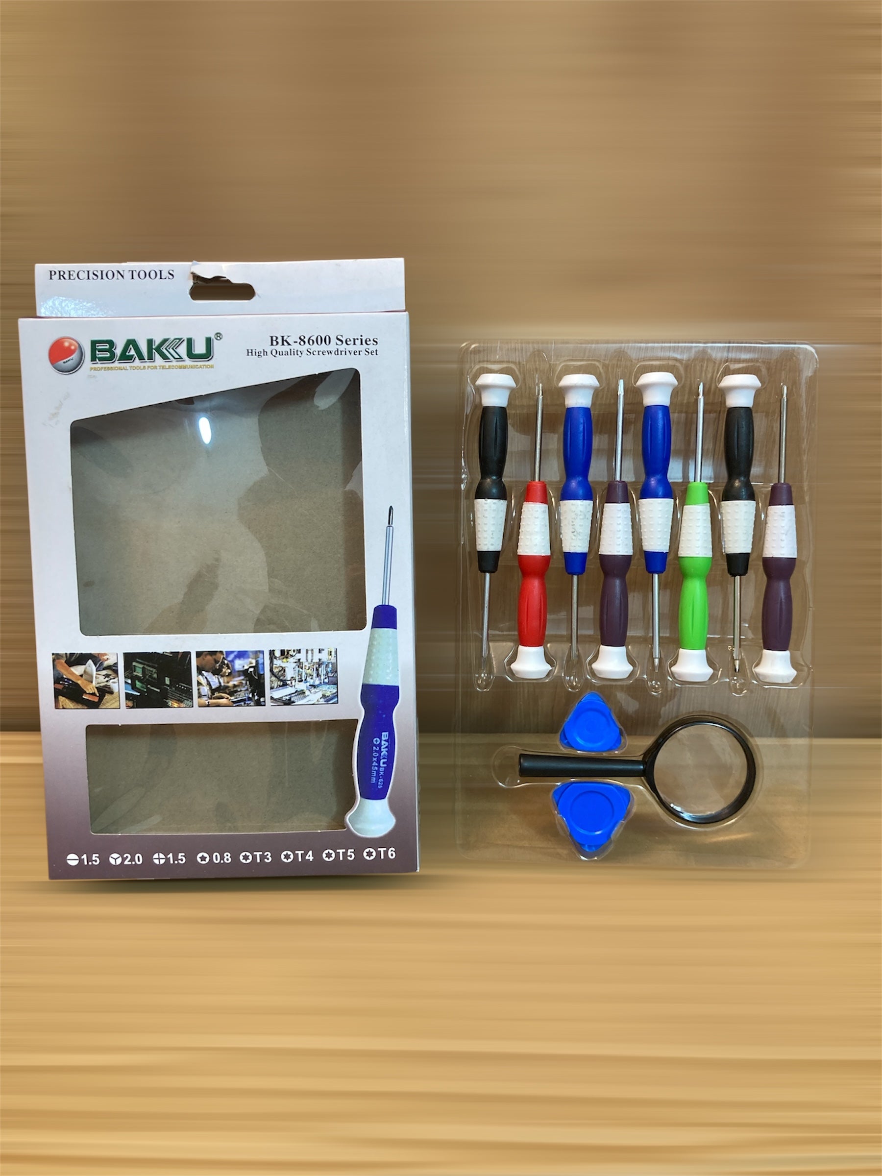Baku BK-8600-A Series Quality Telecommunications/Repairing Screwdriver Set