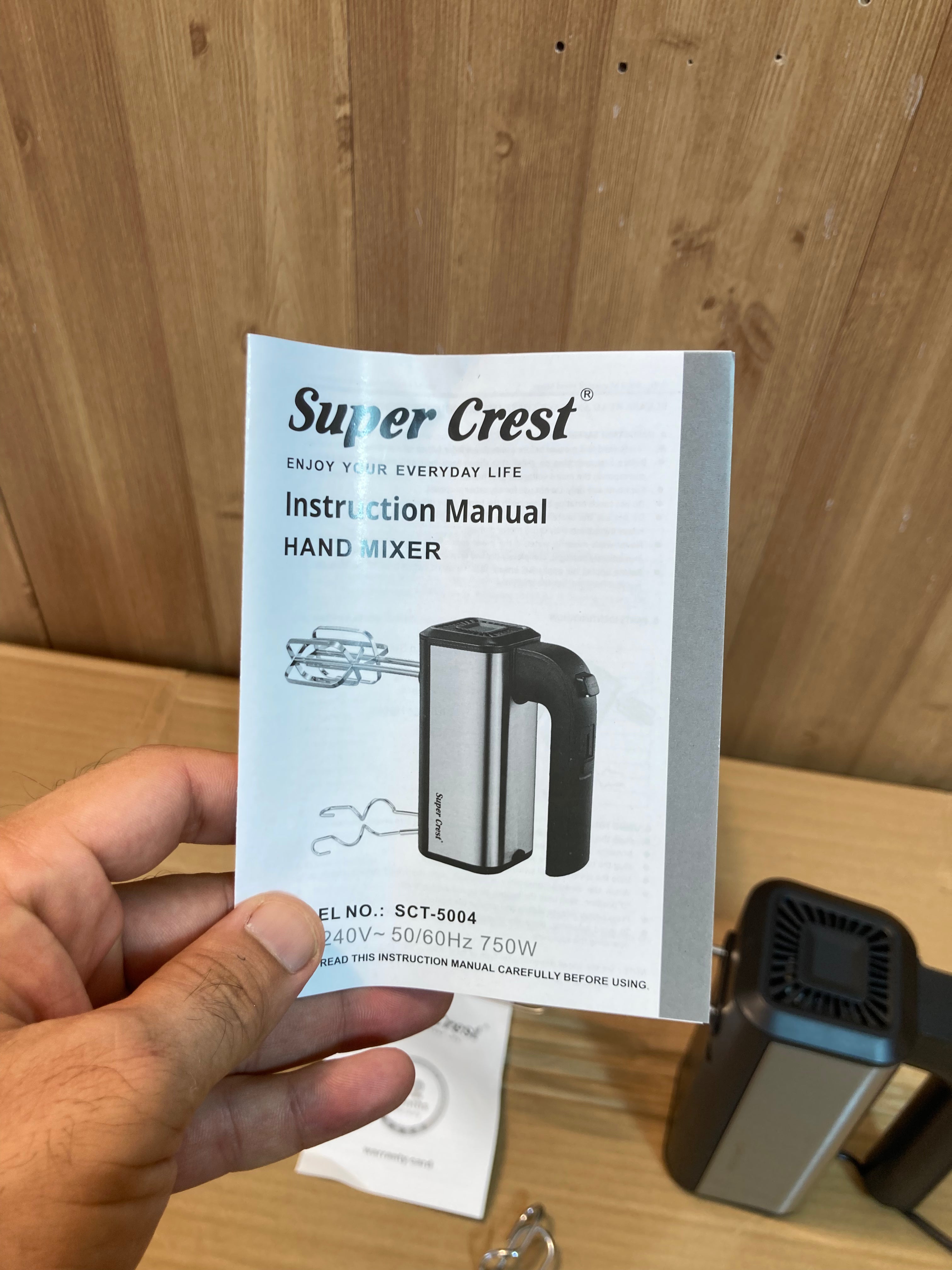 Super Crest Germany Hand Mixer 750W - SCT-5004