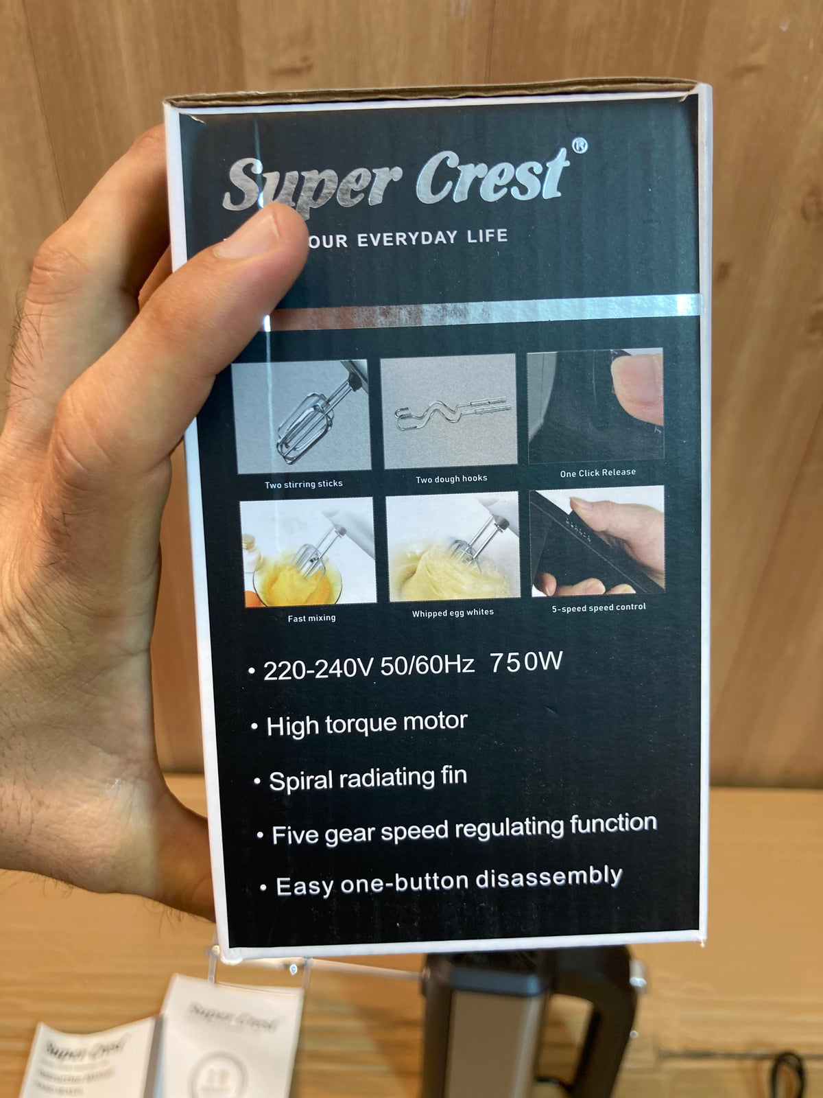 Super Crest Germany Hand Mixer 750W - SCT-5004