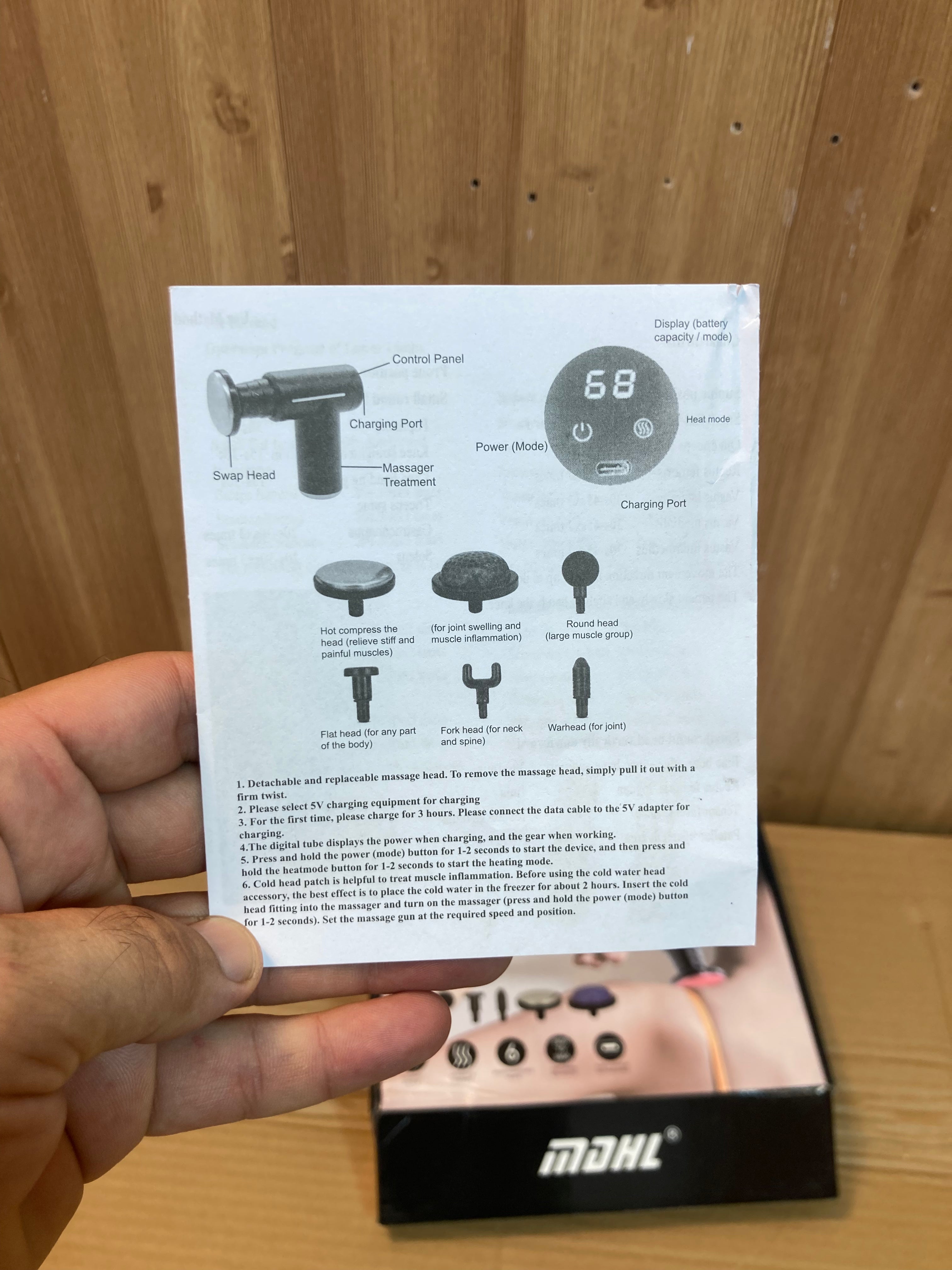 MDHL Hot & Cool Relaxing Pain Relief Massager