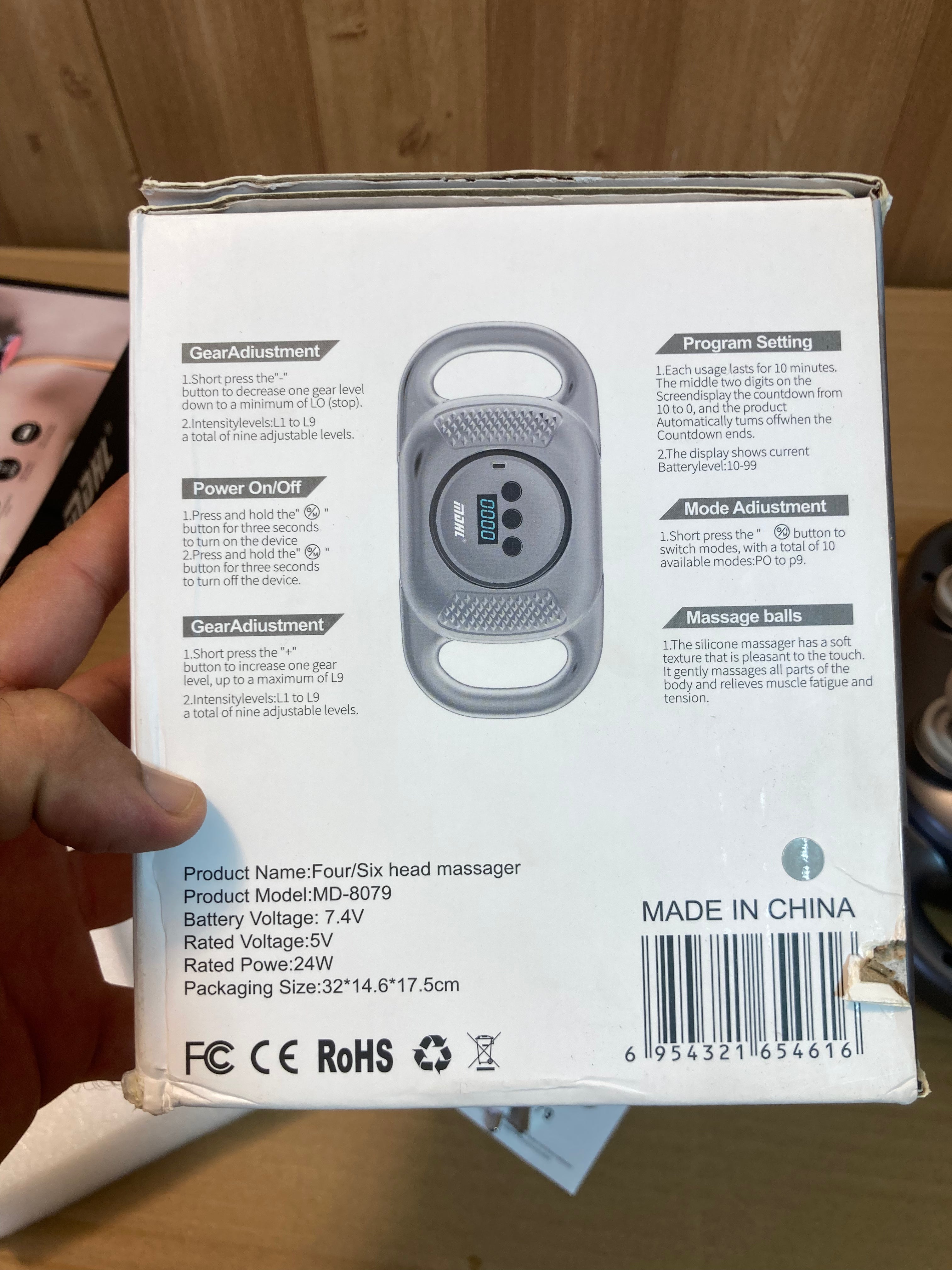 Lot Imported MDHL Multifunctional 6 Head Digital Full Body Massager