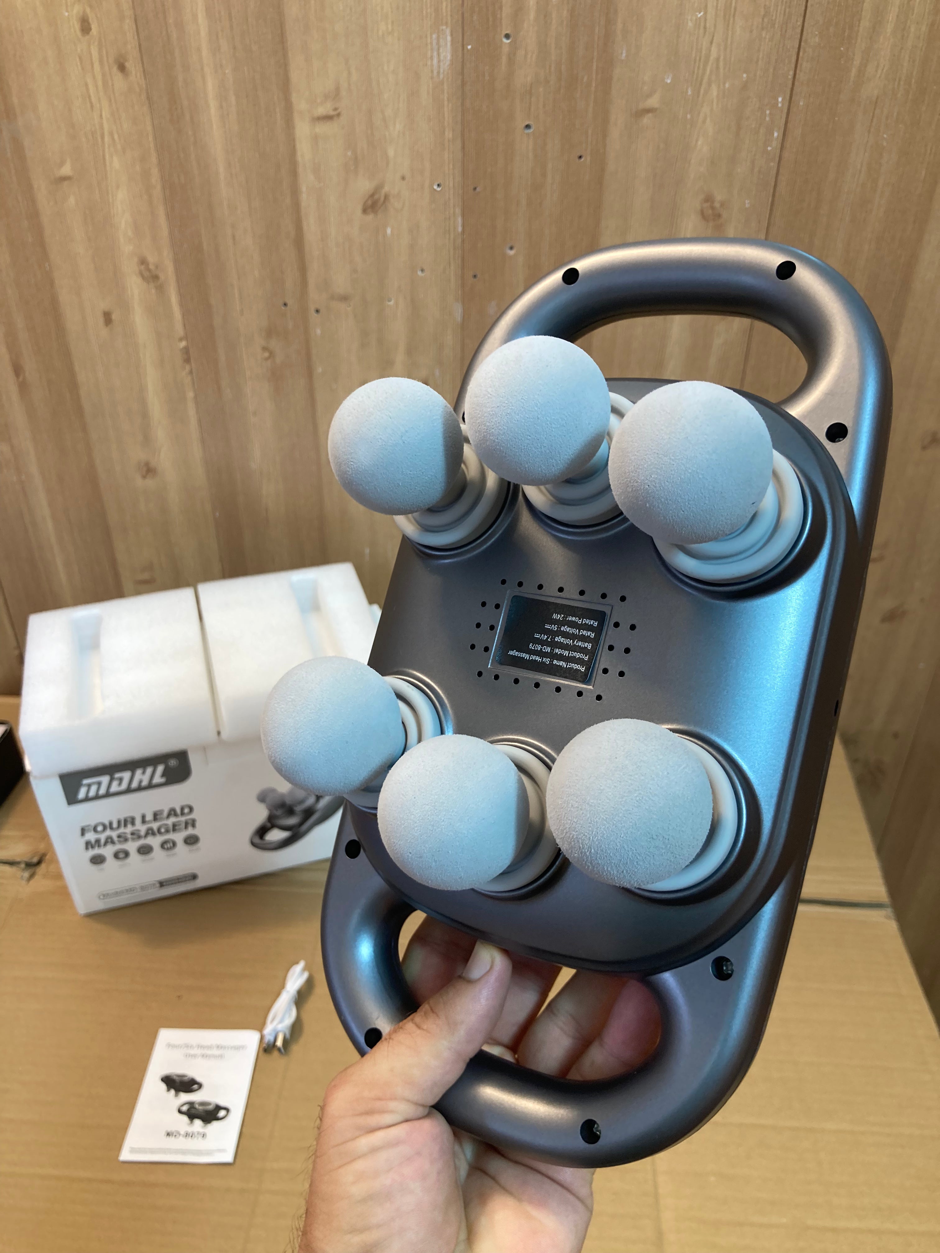 Lot Imported MDHL Multifunctional 6 Head Digital Full Body Massager