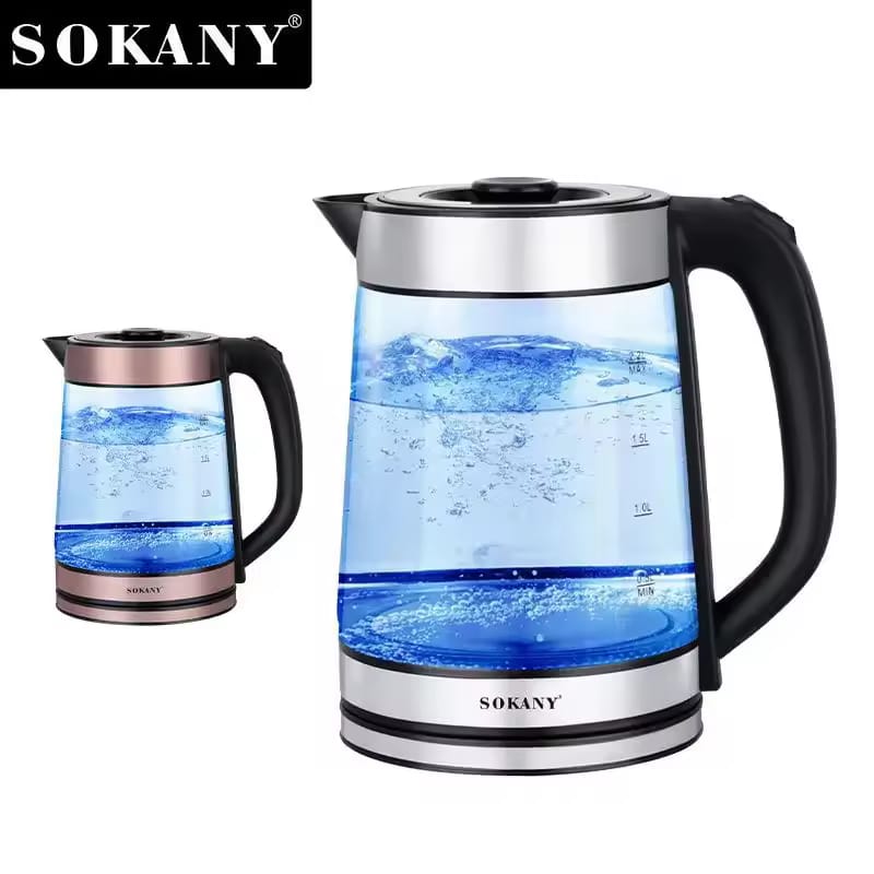Sokany Blue Light 2.2L Electric Kettle 2000W