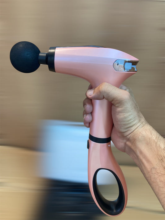 Blue Idea Extended Handle Facial Gun Pro Massager