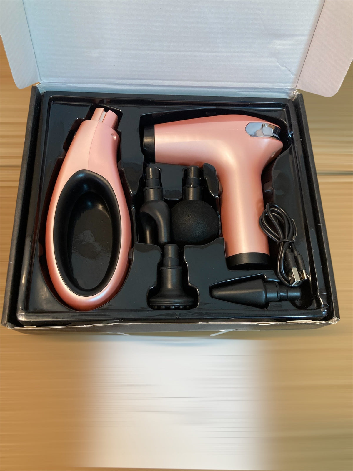 Blue Idea Extended Handle Facial Gun Pro Massager