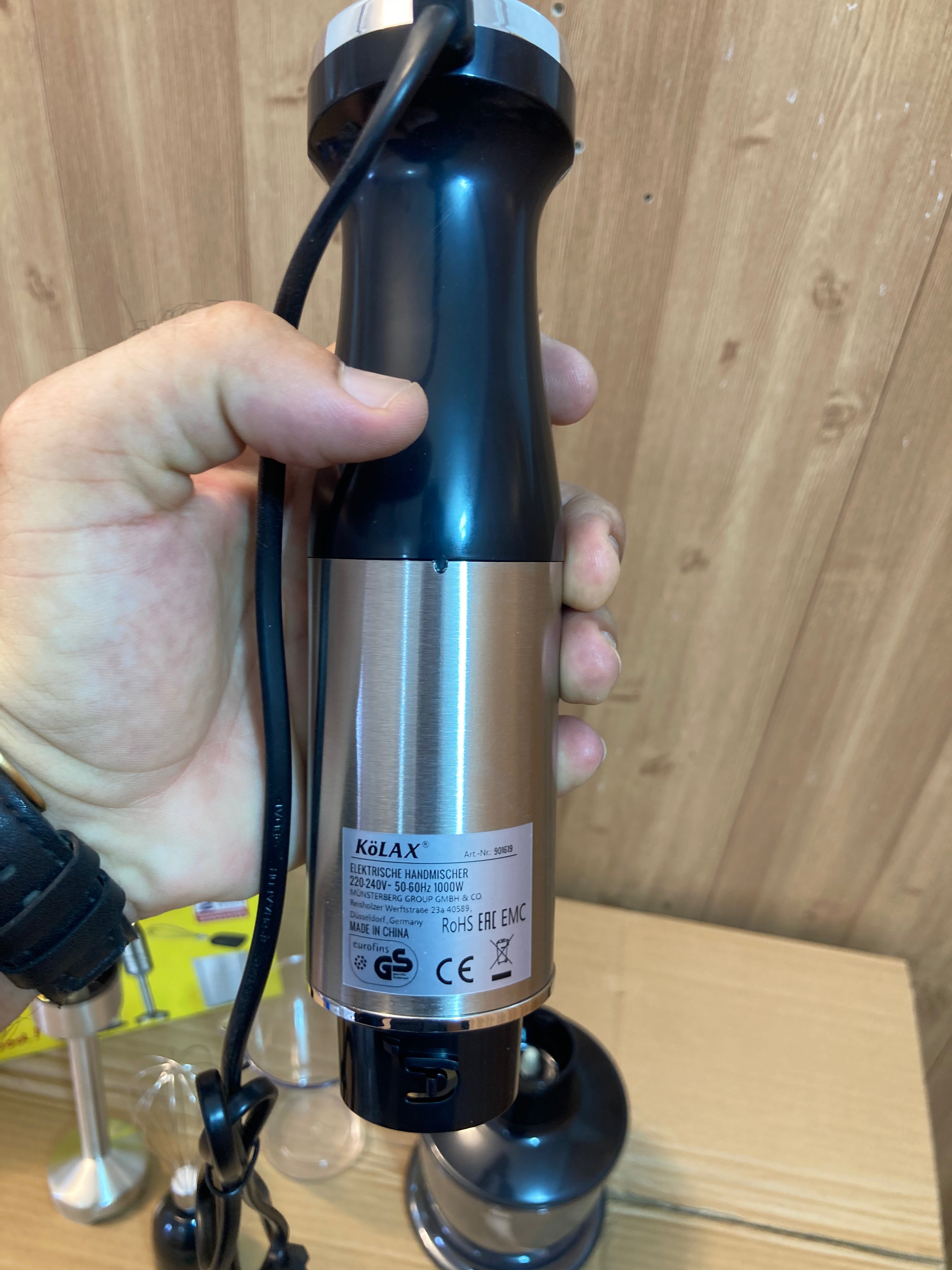 KoLAX Germany 4-in-1 Hand Blender Set 1000W