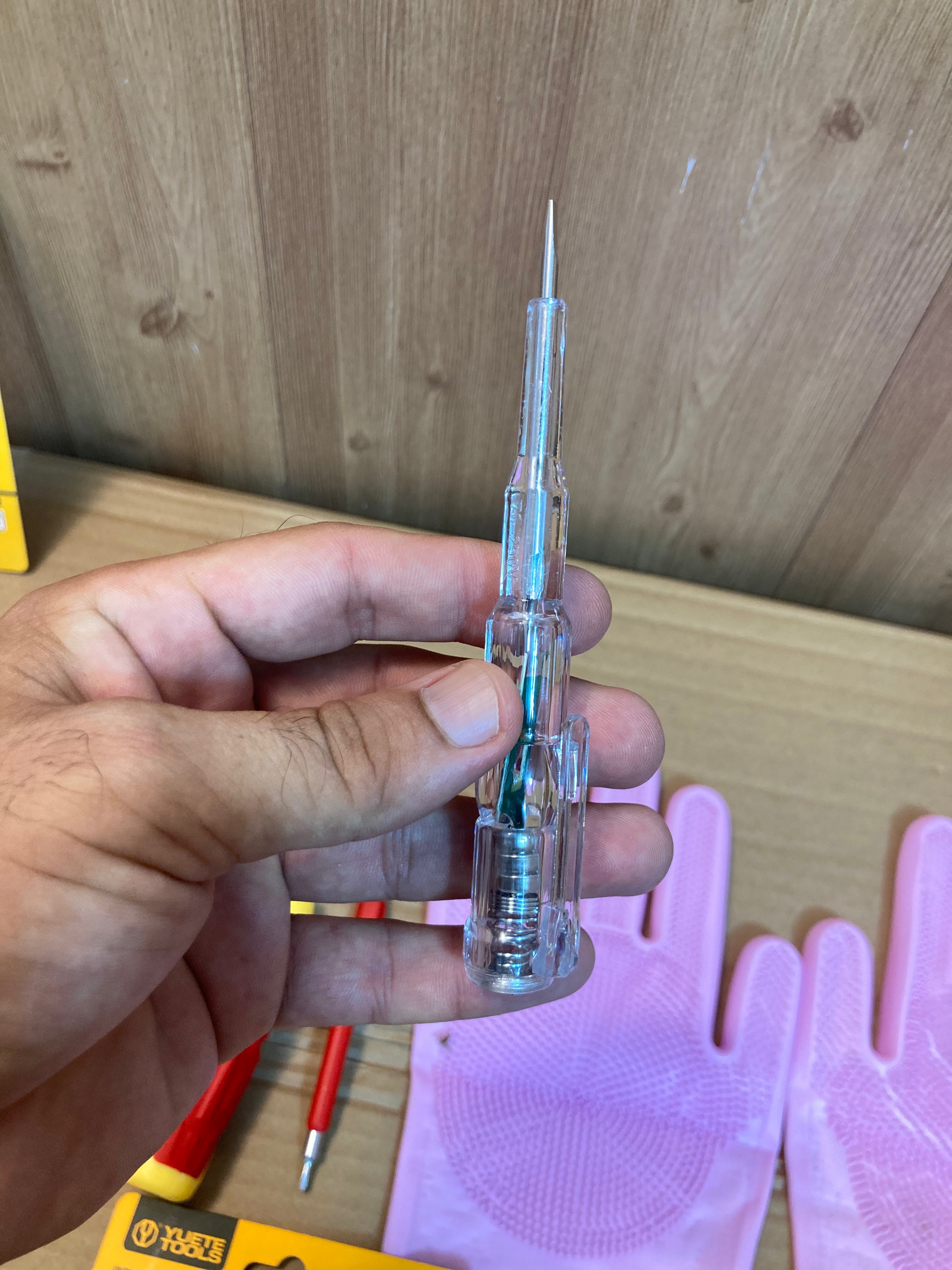 Ultimate Home Essentials Combo – Hand Saw, Silicone Gloves, Screwdriver Set, Drying Wire & Electrical Tester