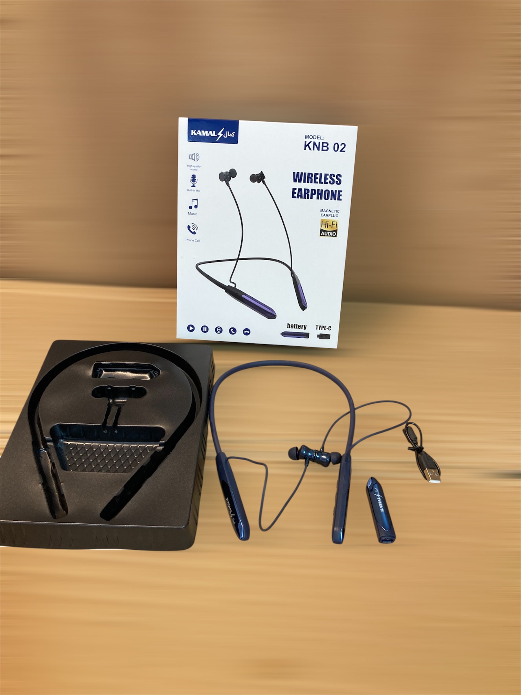 Kamal 5.4 Bluetooth Wireless Neckband - Earphones KNB 02