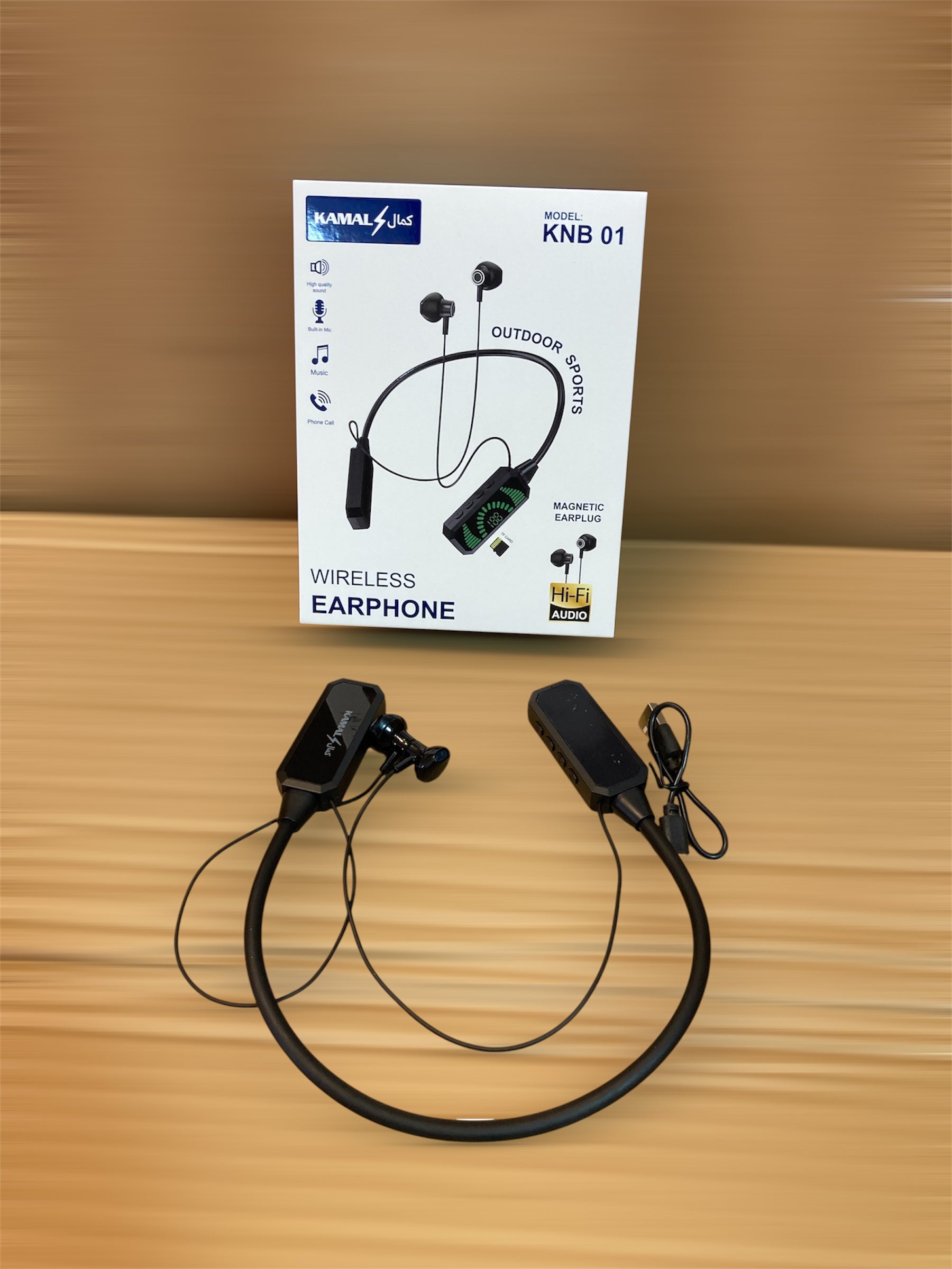 Kamal 5.3 Bluetooth Wireless Neckband - Earphones KNB 01