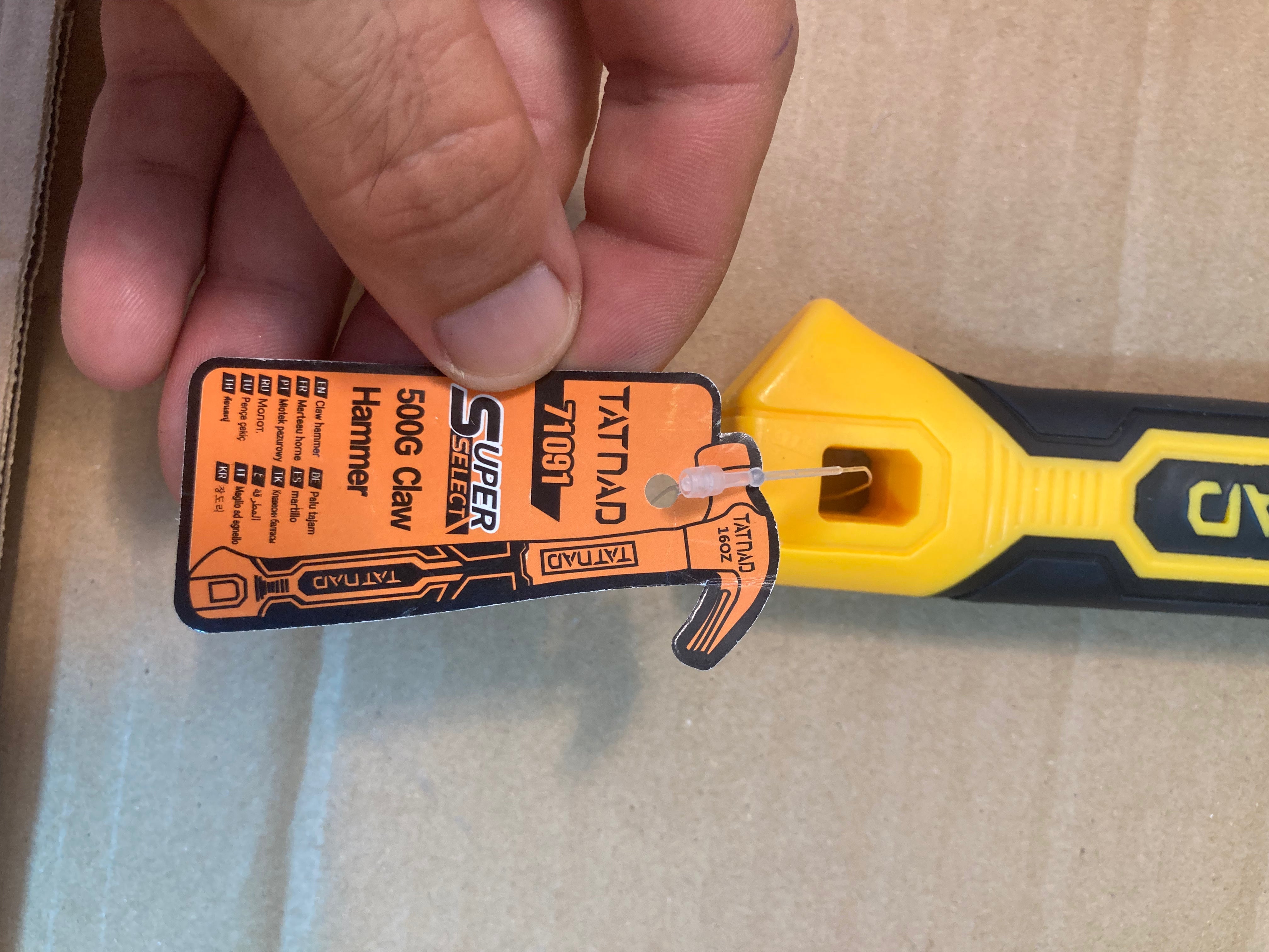 TATNAD Germany Craft Claw Hammer Fiberglass Handle